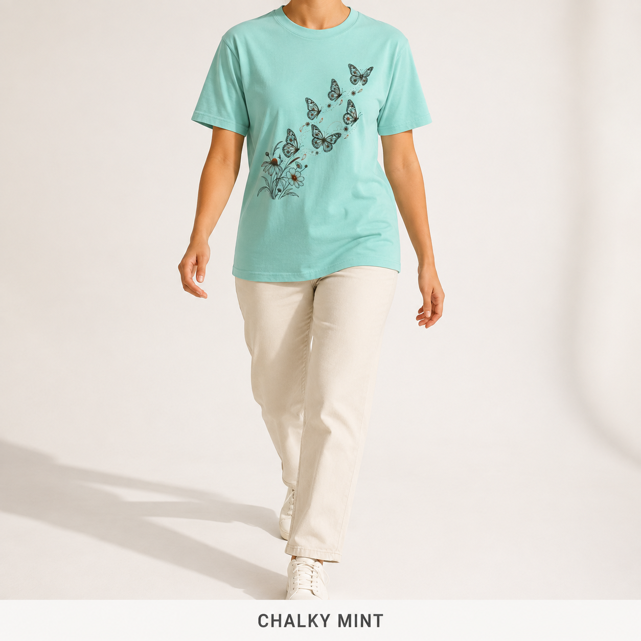 Butterfly Ascent T-Shirt — Garment-Dyed Cotton