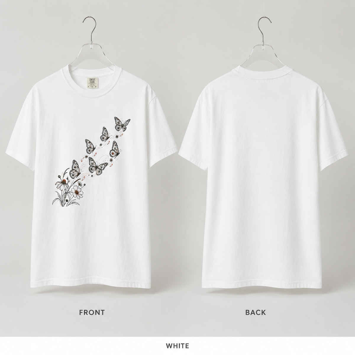 Butterfly Ascent T-Shirt — Garment-Dyed Cotton