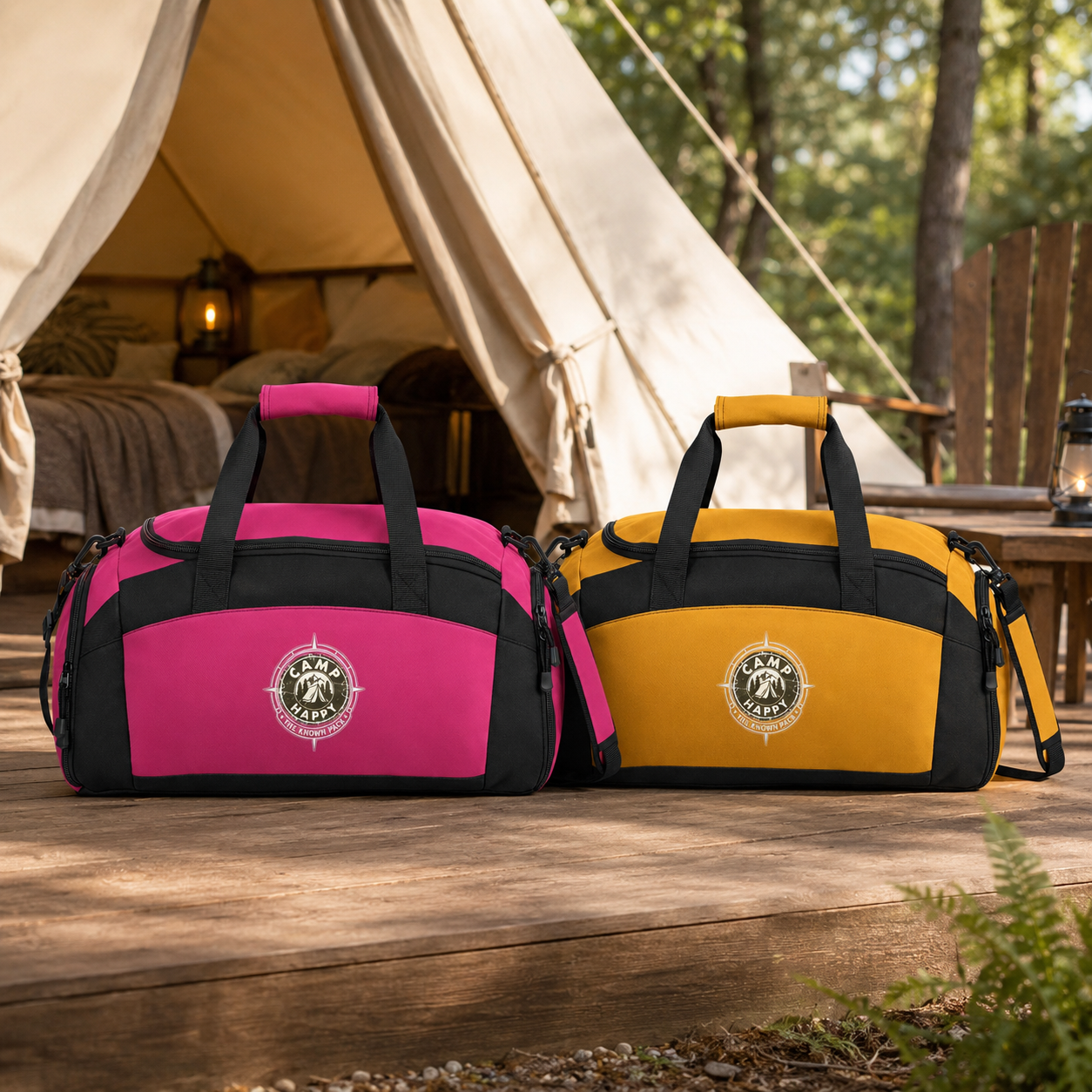 The Known Pack Camping Bag — Camp Happy Weekender Duffel