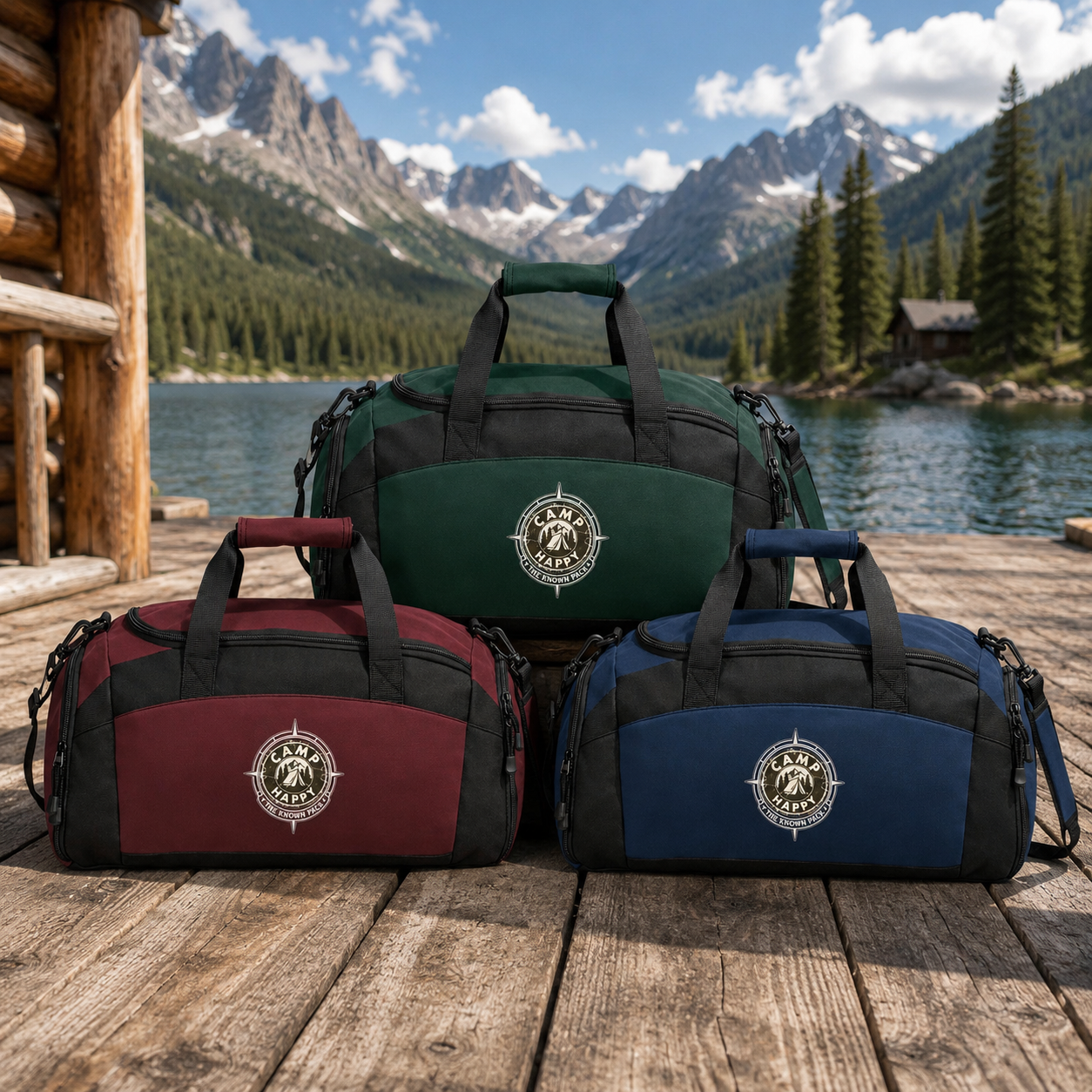 The Known Pack Camping Bag — Camp Happy Weekender Duffel