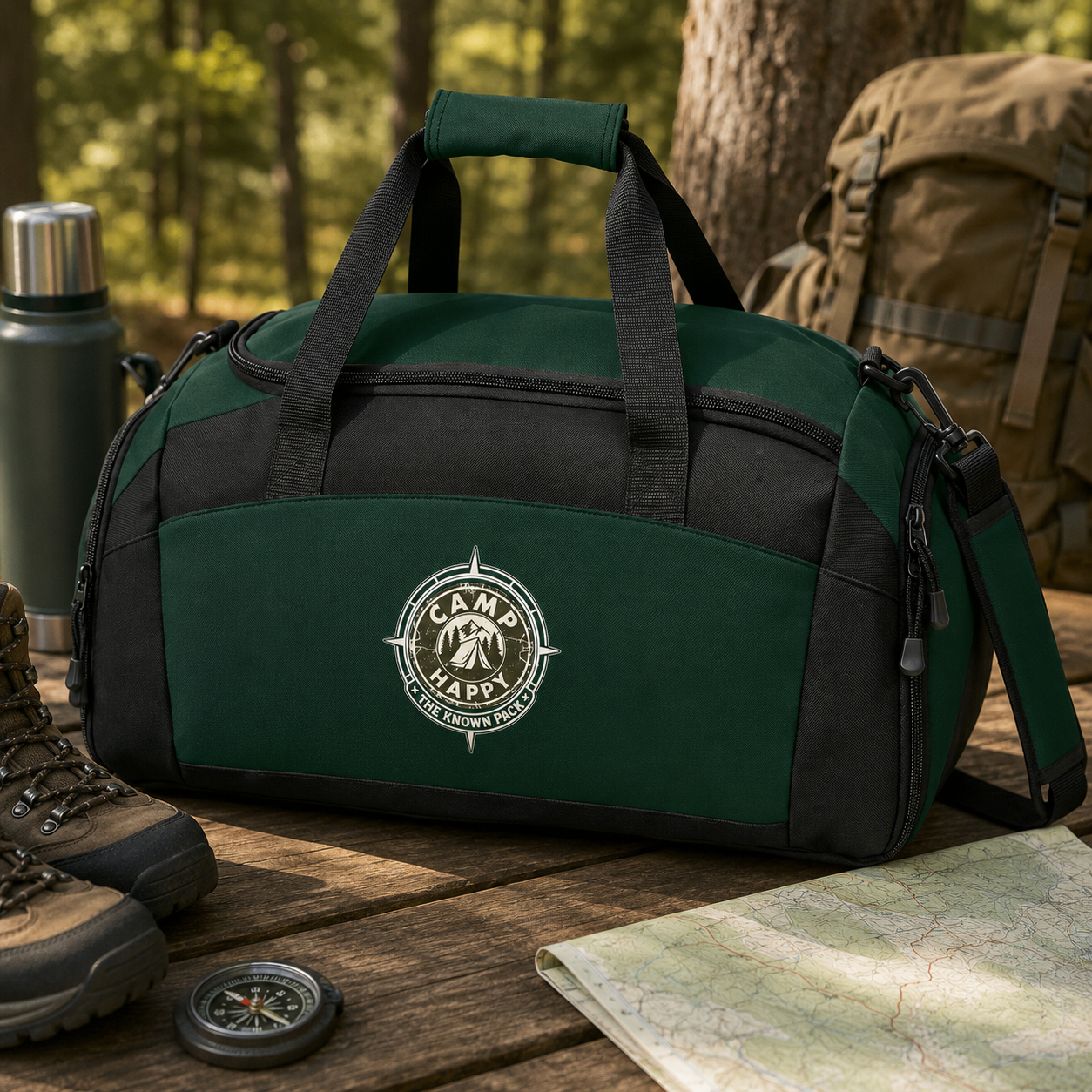 The Known Pack Camping Bag — Camp Happy Weekender Duffel