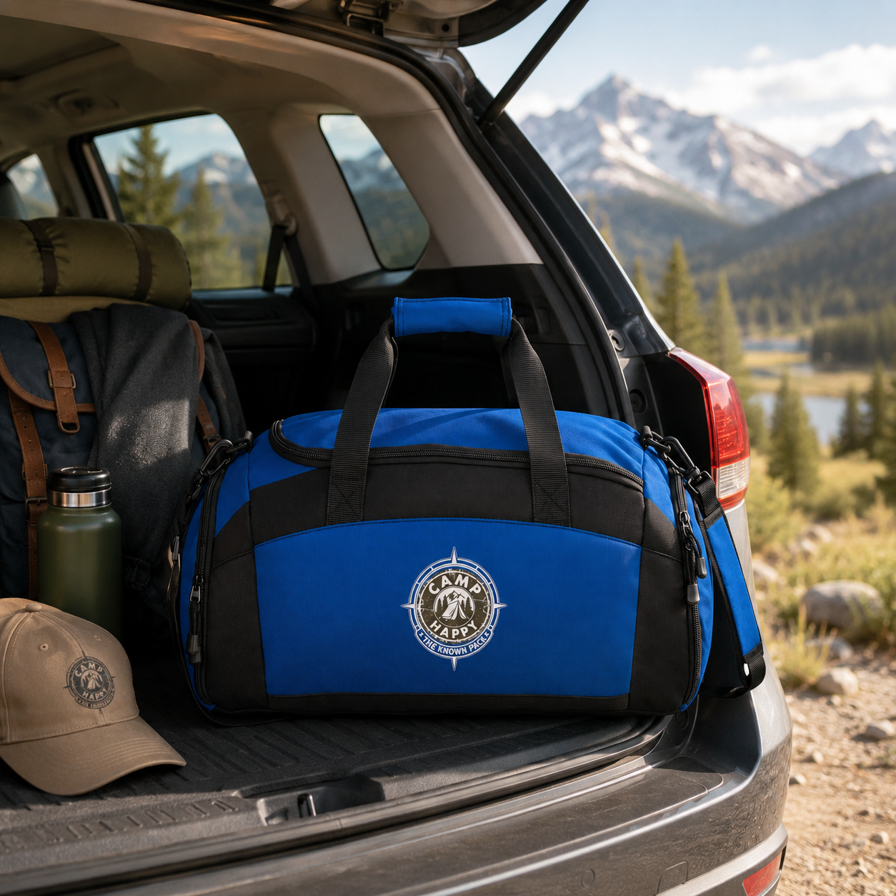 The Known Pack Camping Bag — Camp Happy Weekender Duffel