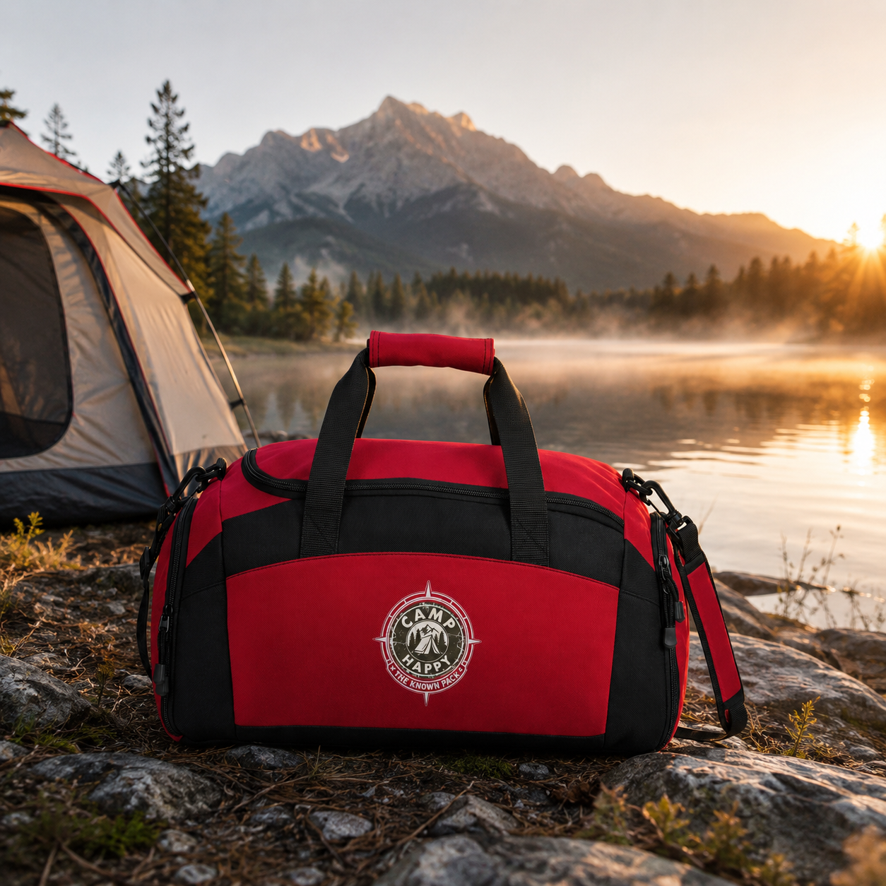 The Known Pack Camping Bag — Camp Happy Weekender Duffel