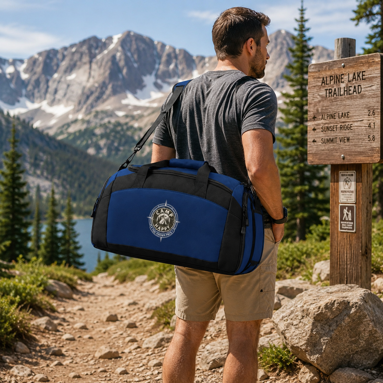 The Known Pack Camping Bag — Camp Happy Weekender Duffel