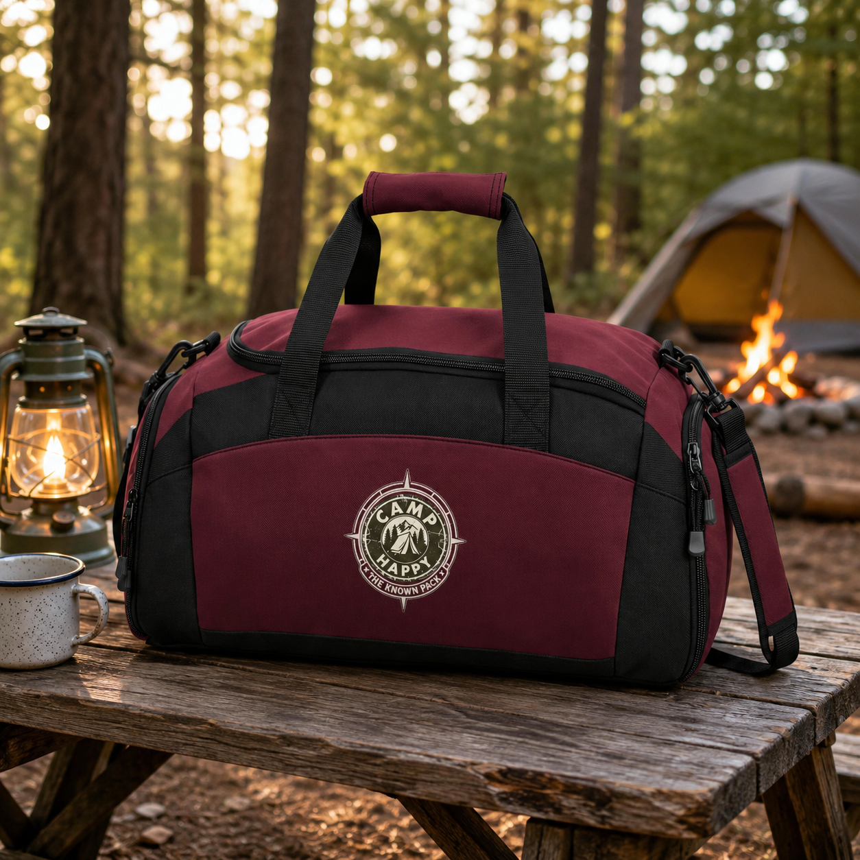 The Known Pack Camping Bag — Camp Happy Weekender Duffel