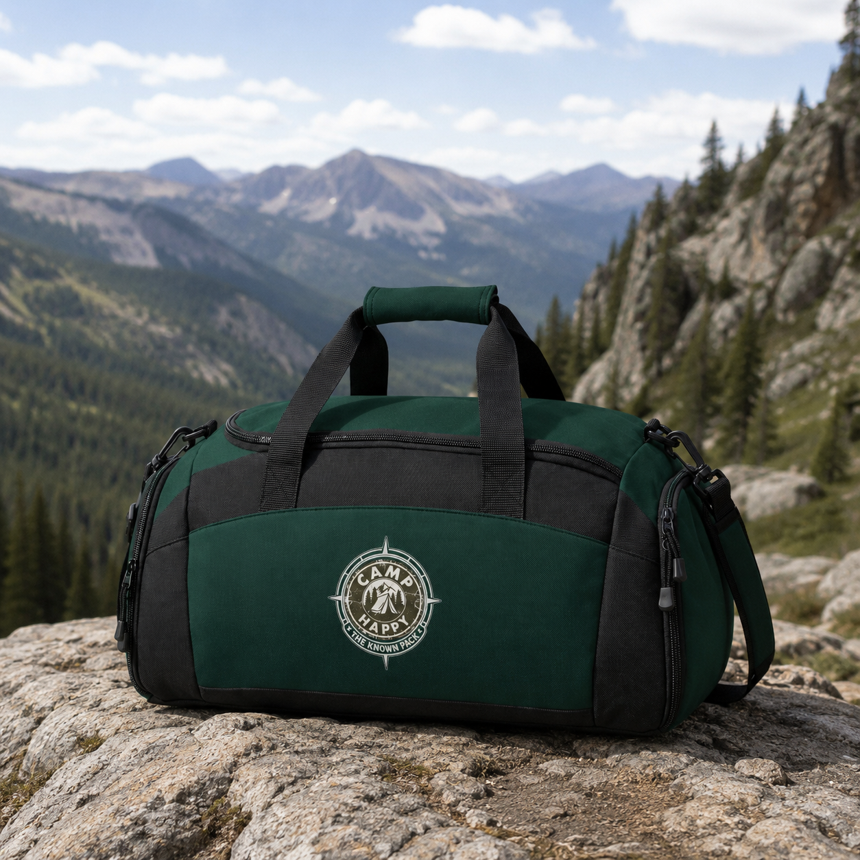 The Known Pack Camping Bag — Camp Happy Weekender Duffel