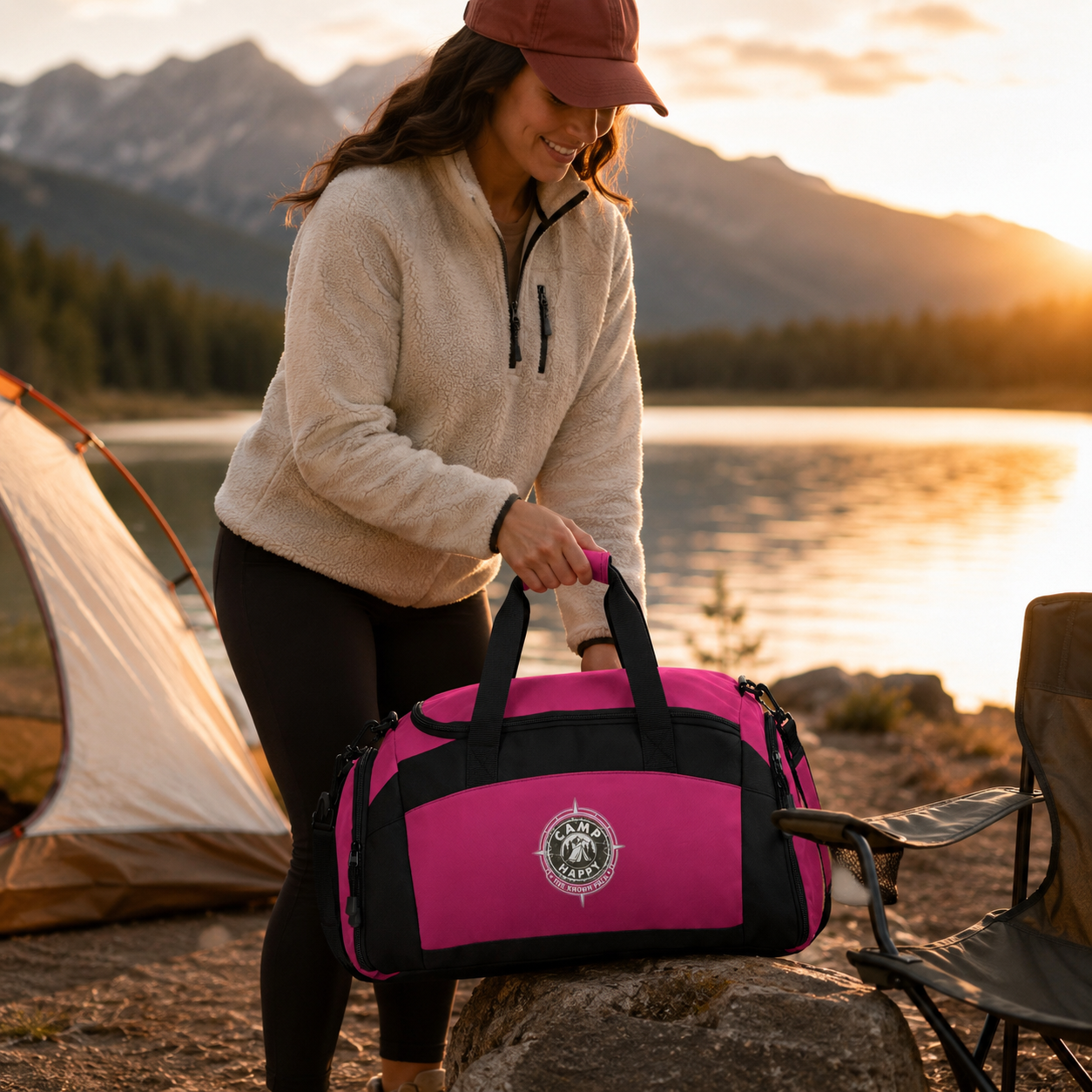 The Known Pack Camping Bag — Camp Happy Weekender Duffel