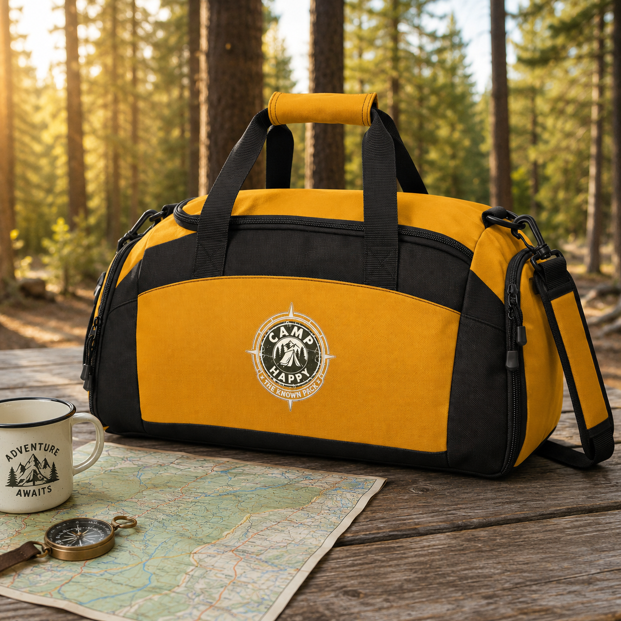 The Known Pack Camping Bag — Camp Happy Weekender Duffel