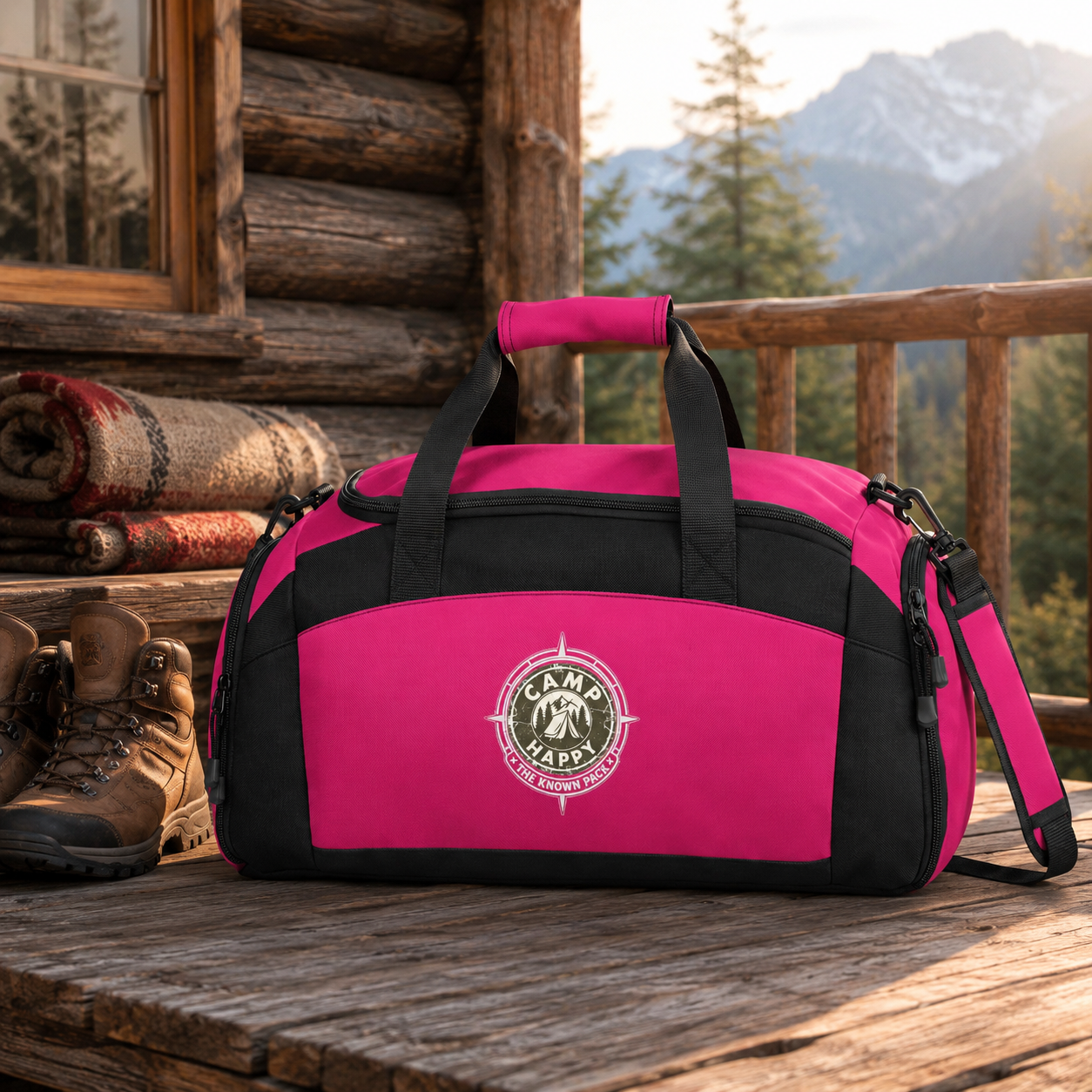 The Known Pack Camping Bag — Camp Happy Weekender Duffel