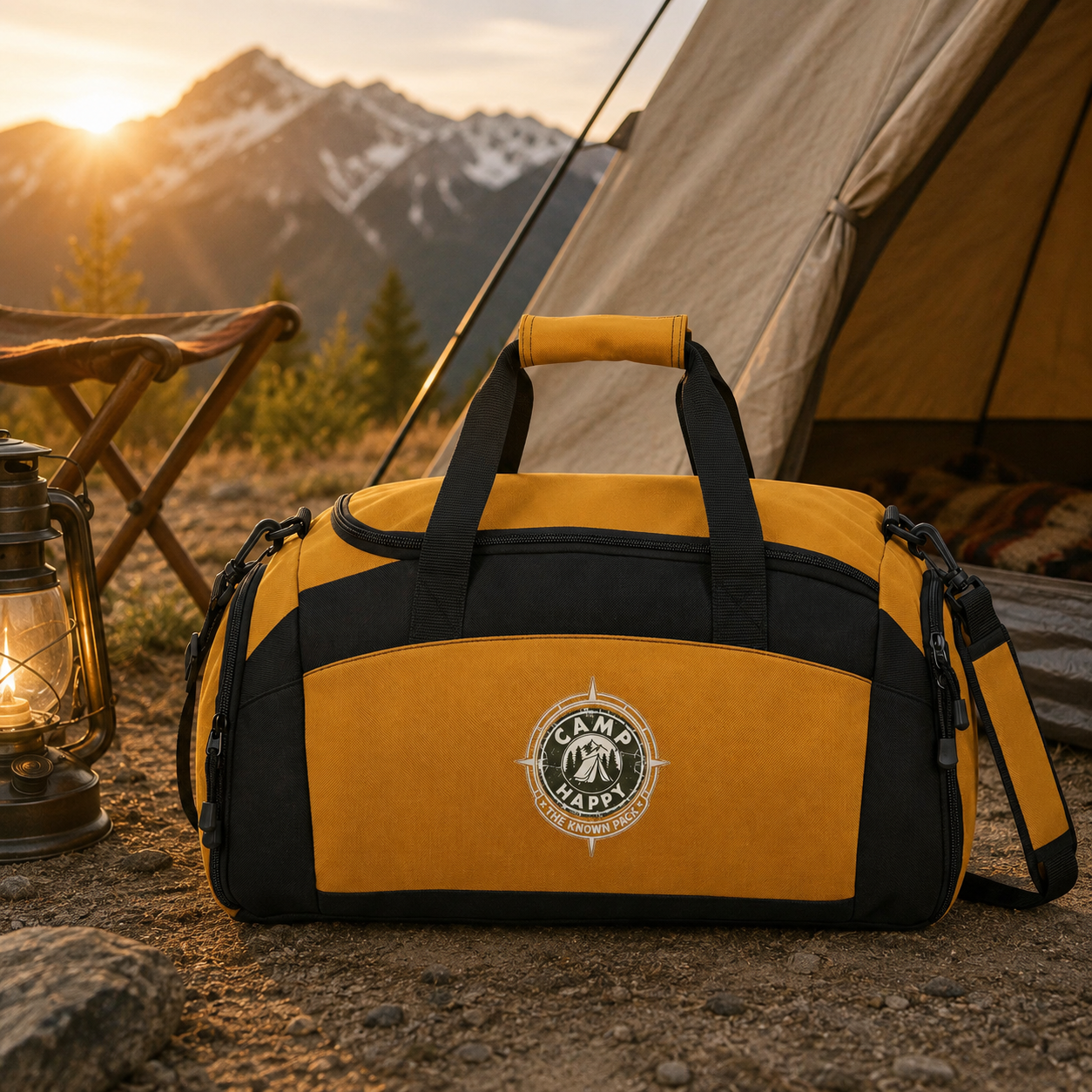 The Known Pack Camping Bag — Camp Happy Weekender Duffel