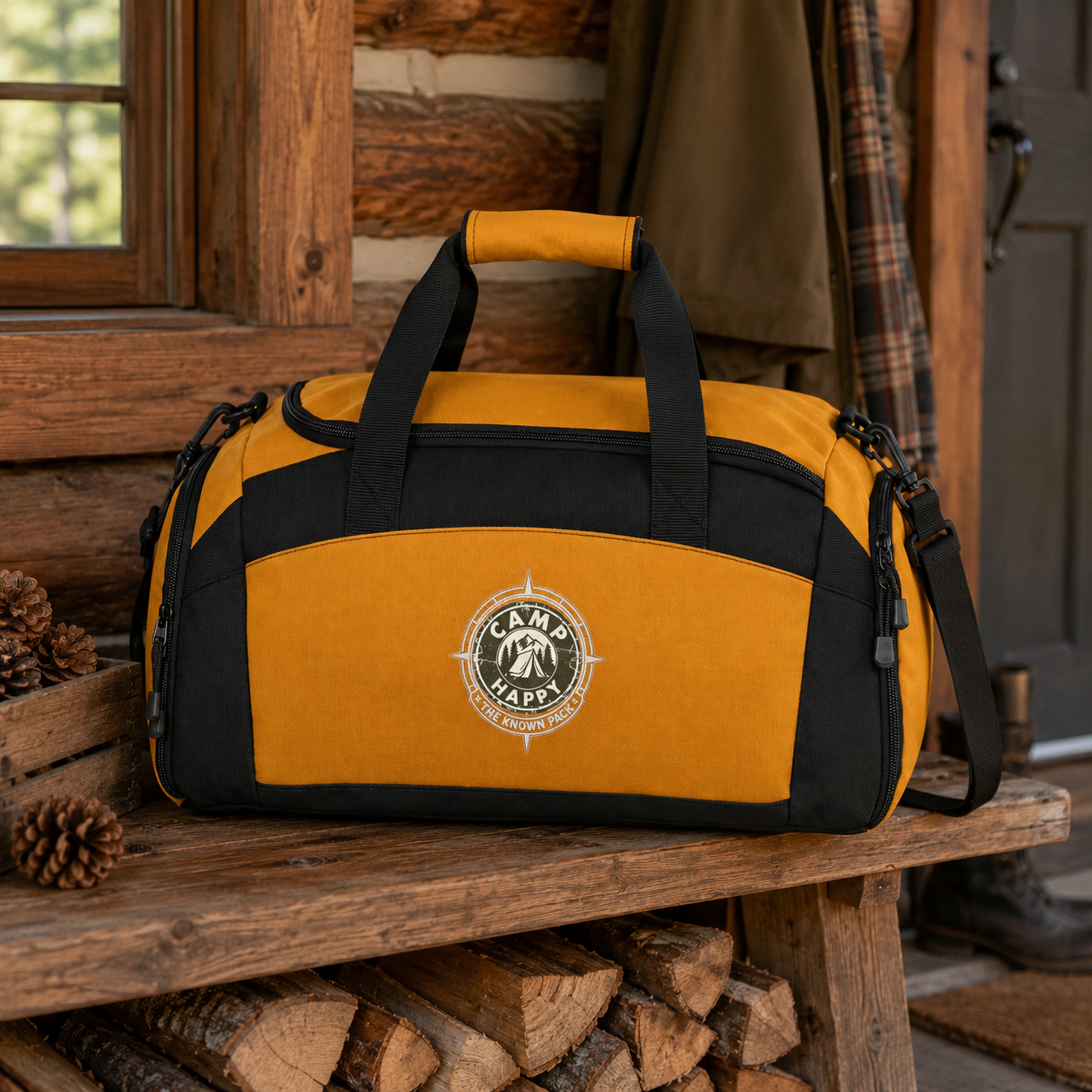 The Known Pack Camping Bag — Camp Happy Weekender Duffel