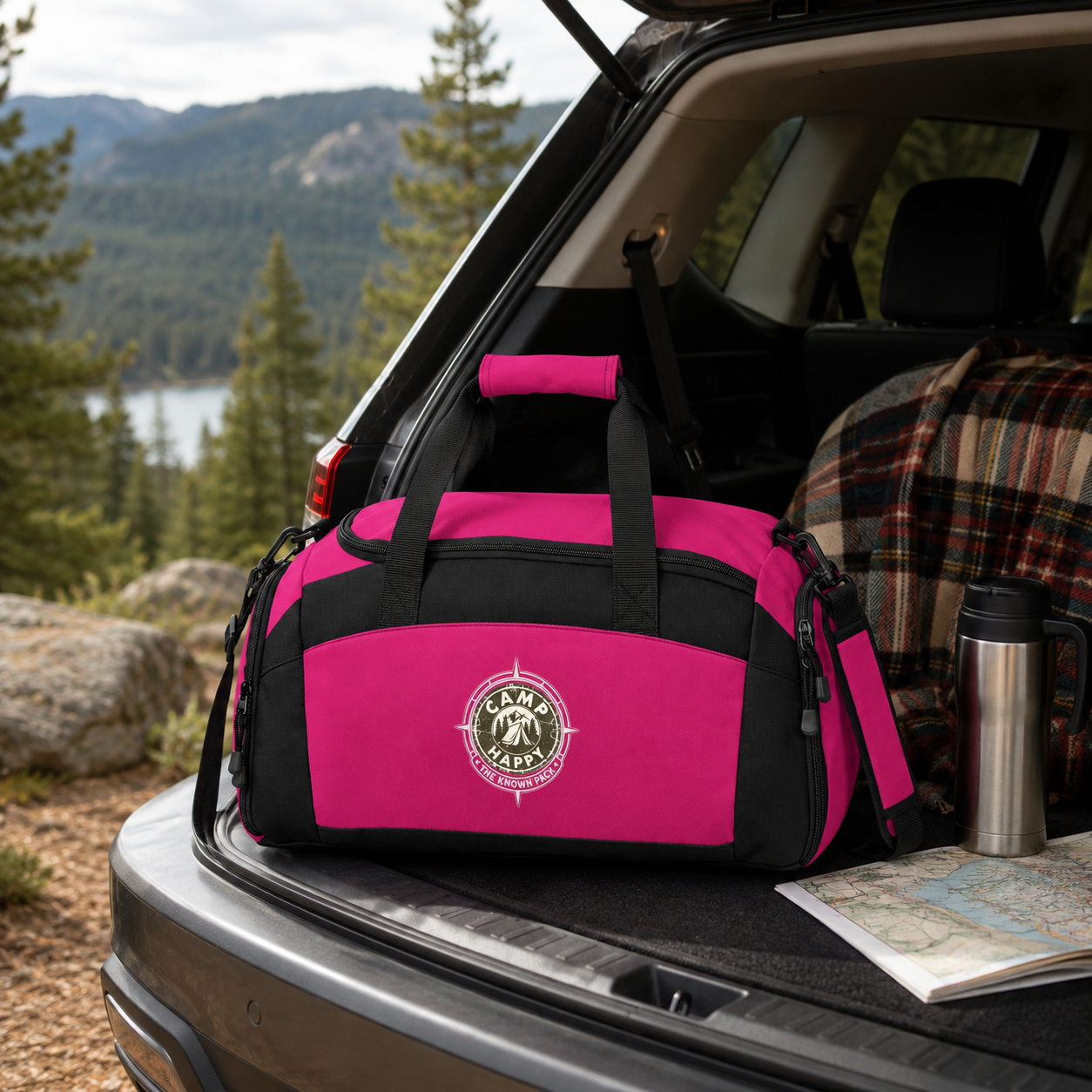 The Known Pack Camping Bag — Camp Happy Weekender Duffel