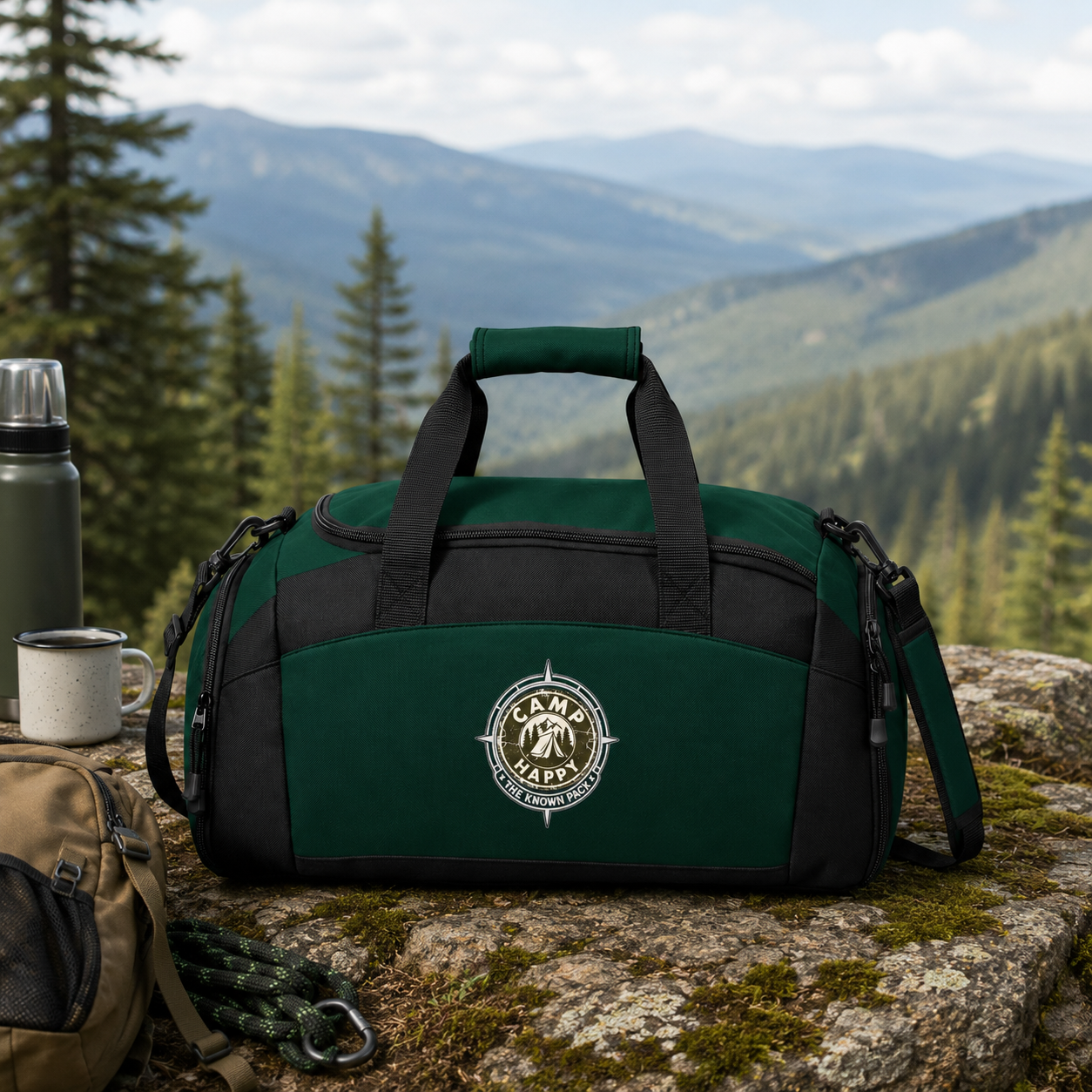 The Known Pack Camping Bag — Camp Happy Weekender Duffel