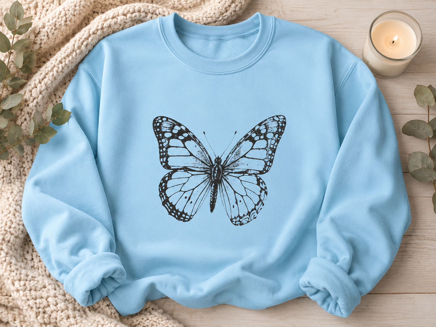 Vintage Monarch — Butterfly Sweatshirt