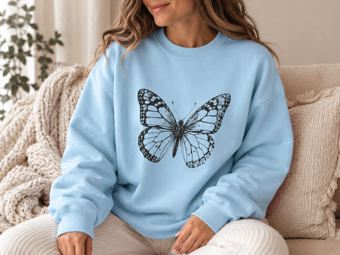 Vintage Monarch — Butterfly Sweatshirt