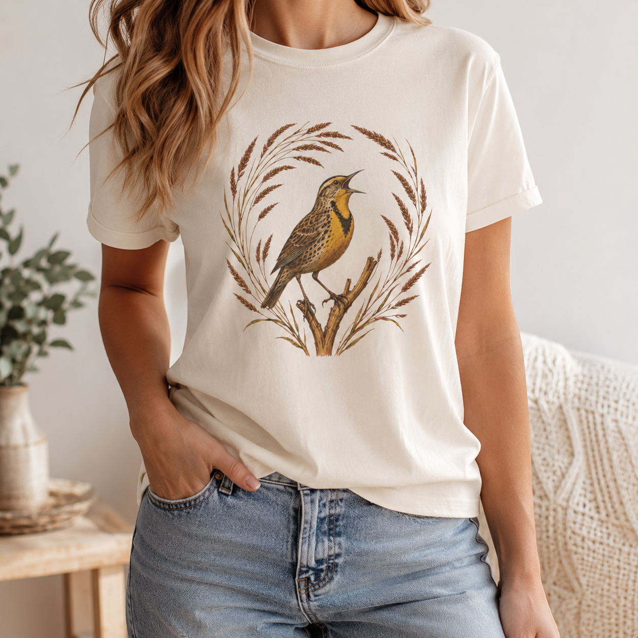 Meadowlark Prairie Grass Tee