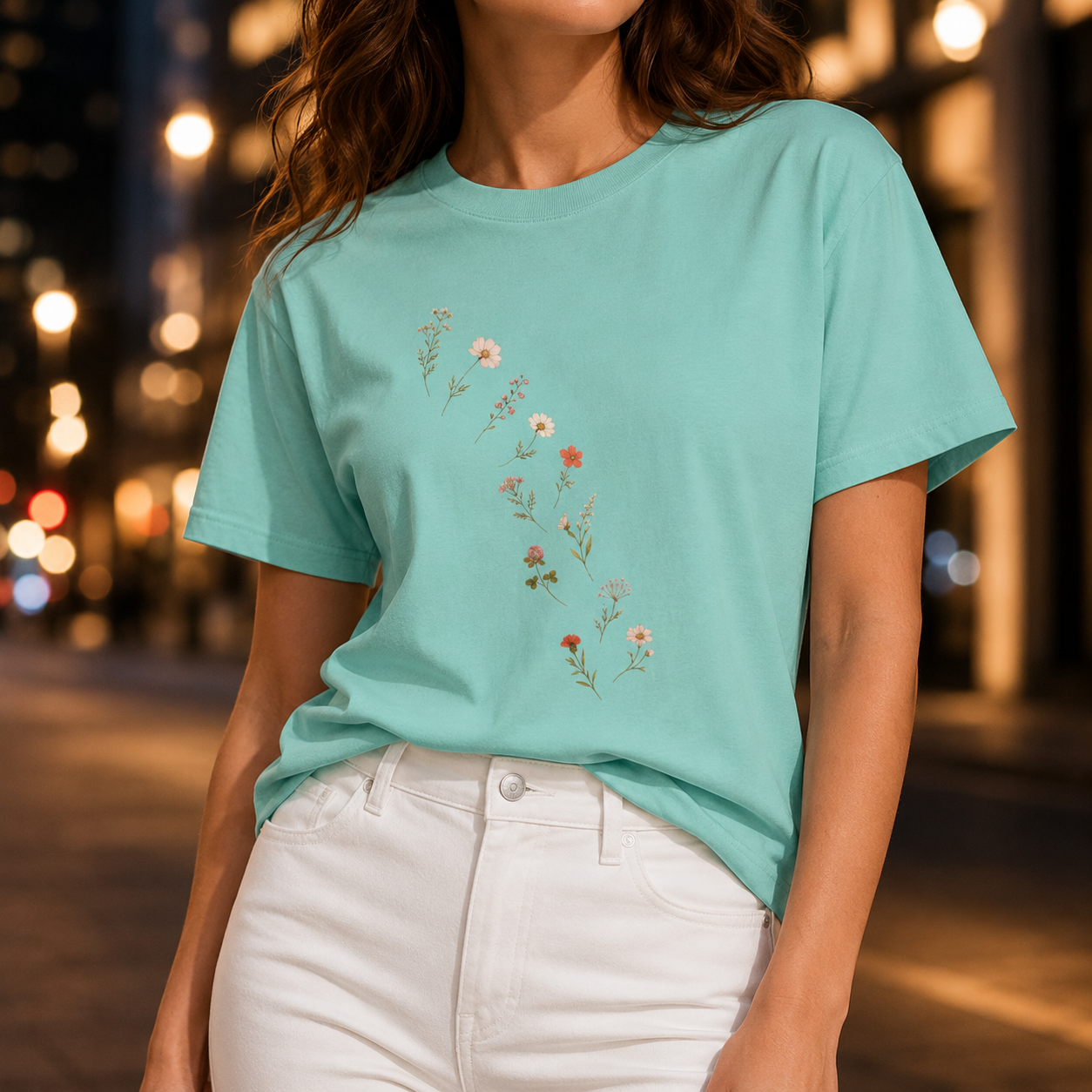 Placed by the Wind — Premium Wildflower Tee