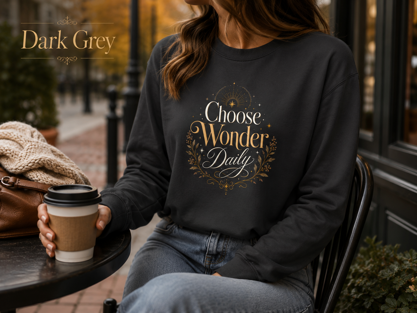 Choose Wonder Daily — Heavyweight Long Sleeve Tee