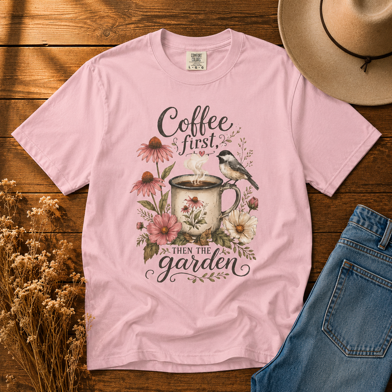 Coffee First, Then the Garden Tee