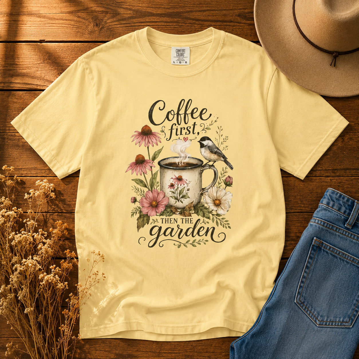 Coffee First, Then the Garden Tee
