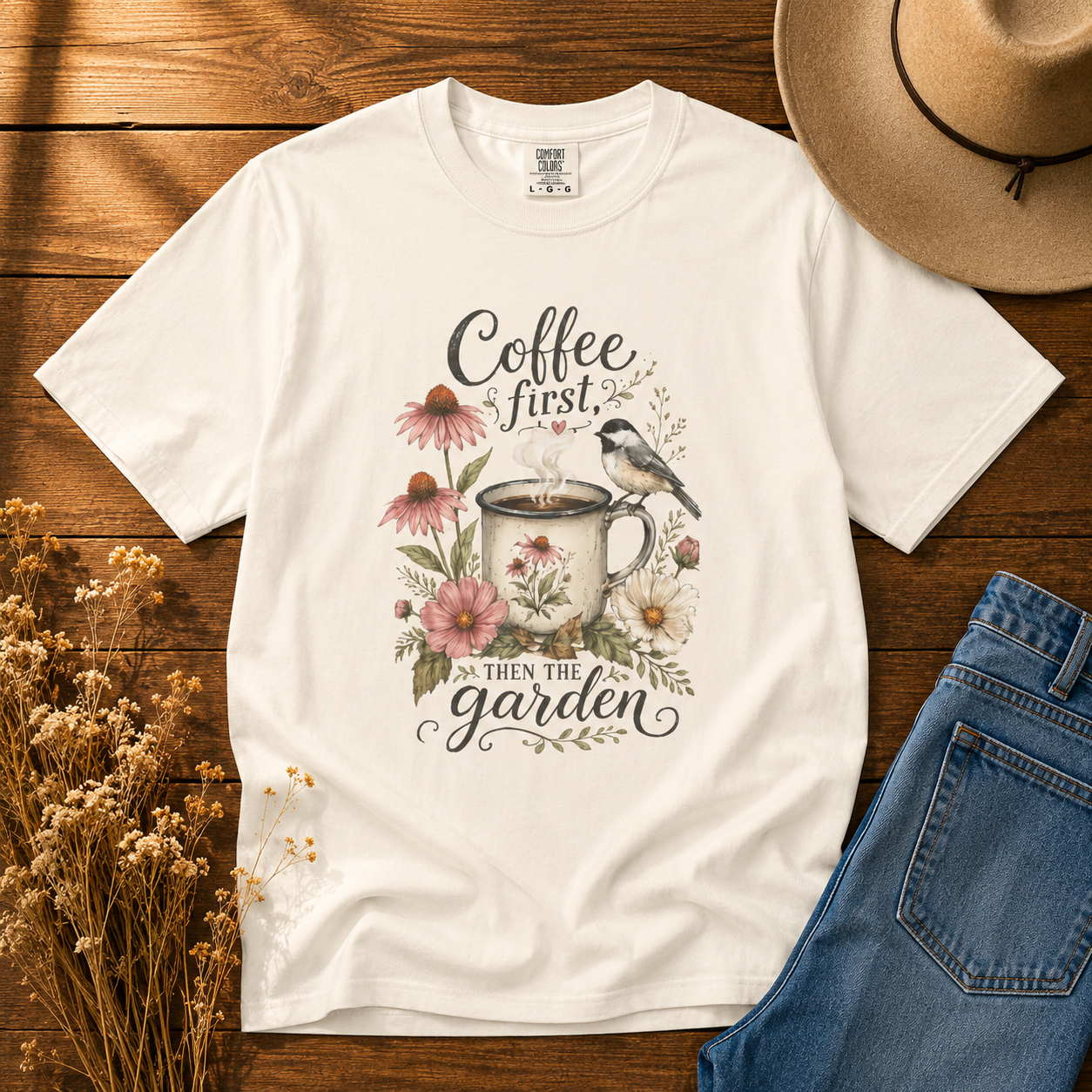 Coffee First, Then the Garden Tee