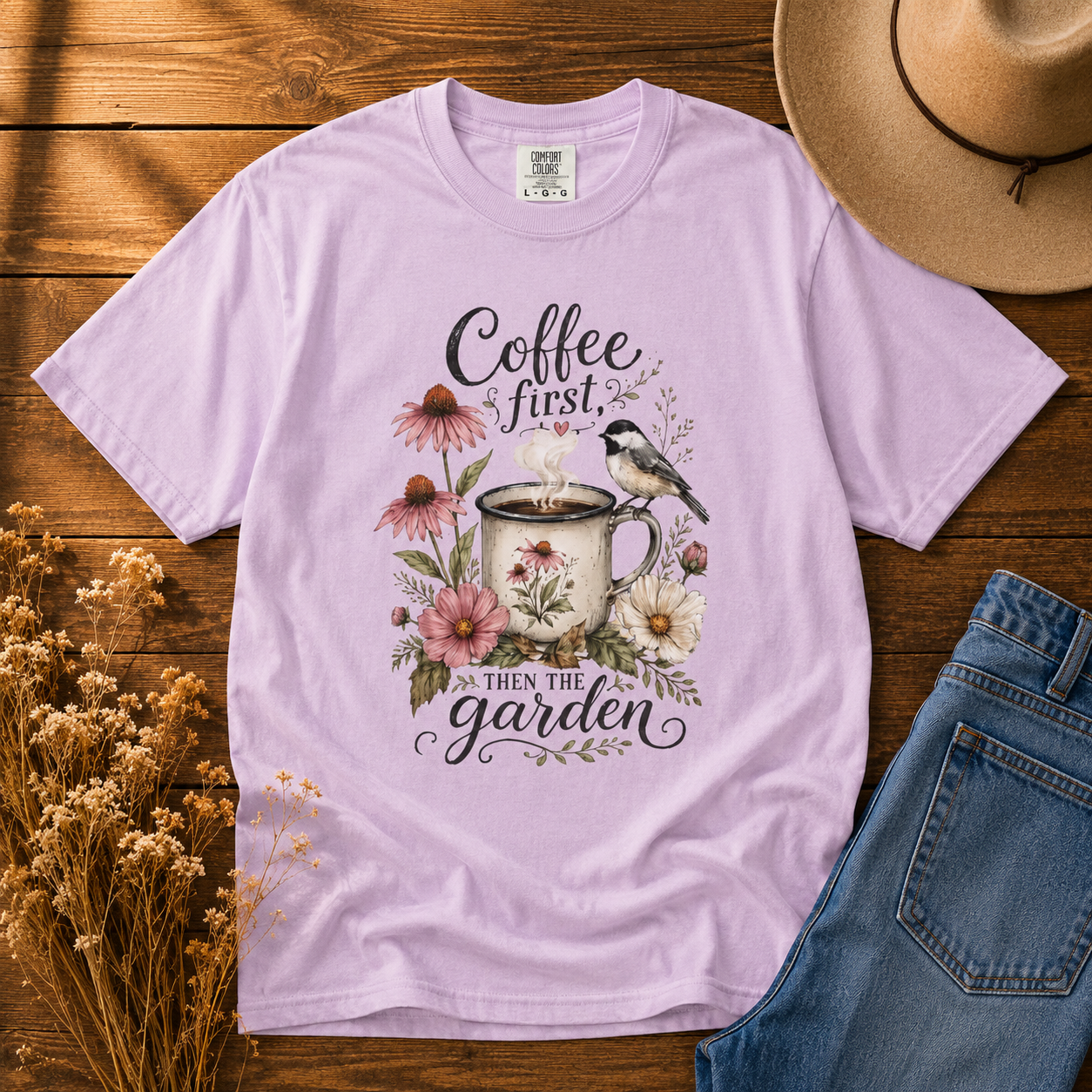 Coffee First, Then the Garden Tee