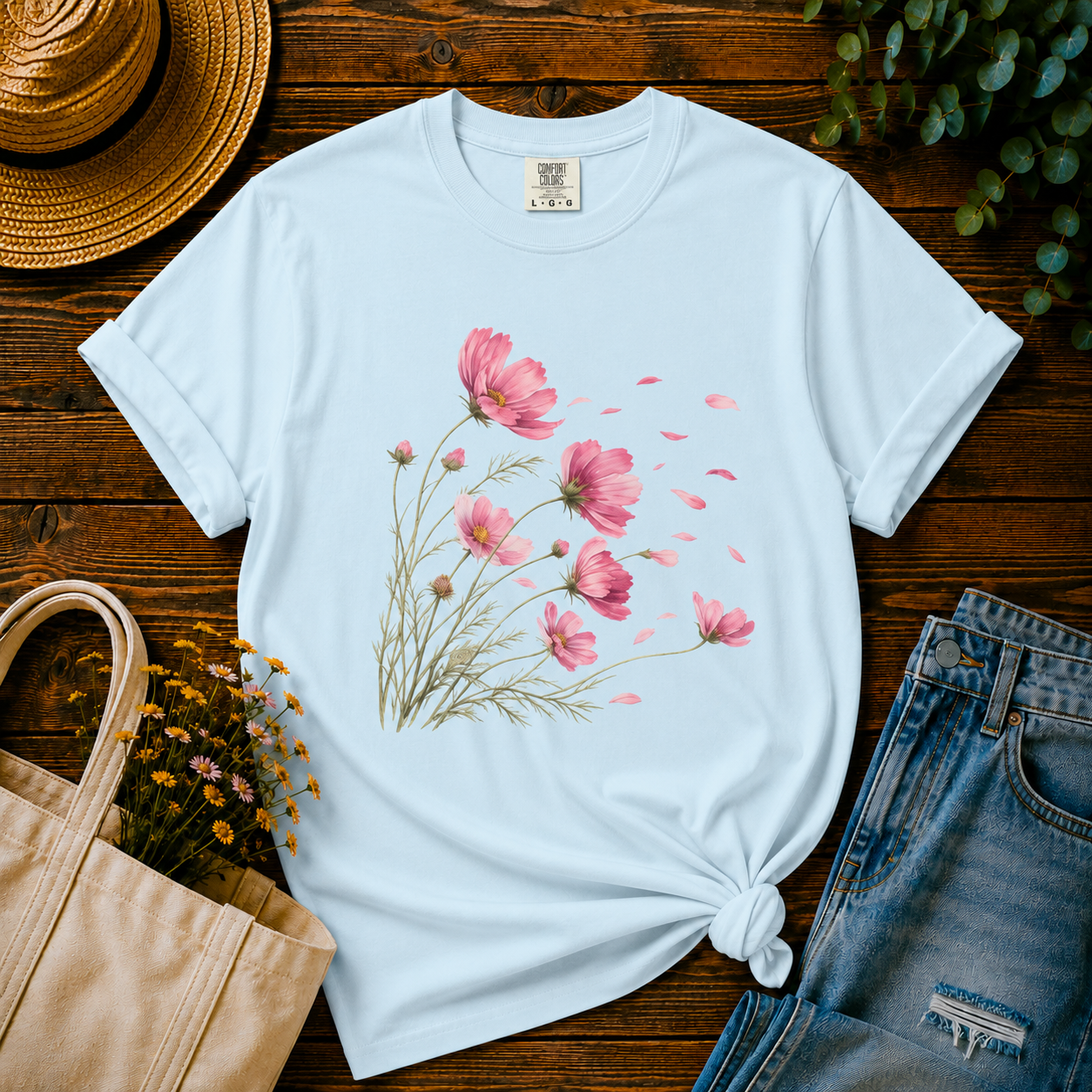 Cosmos in the Wind Tee