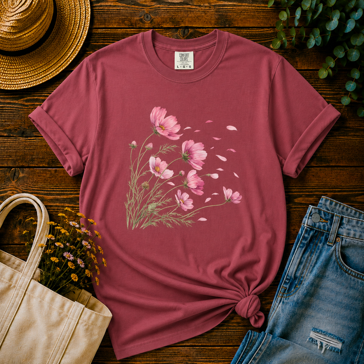 Cosmos in the Wind Tee