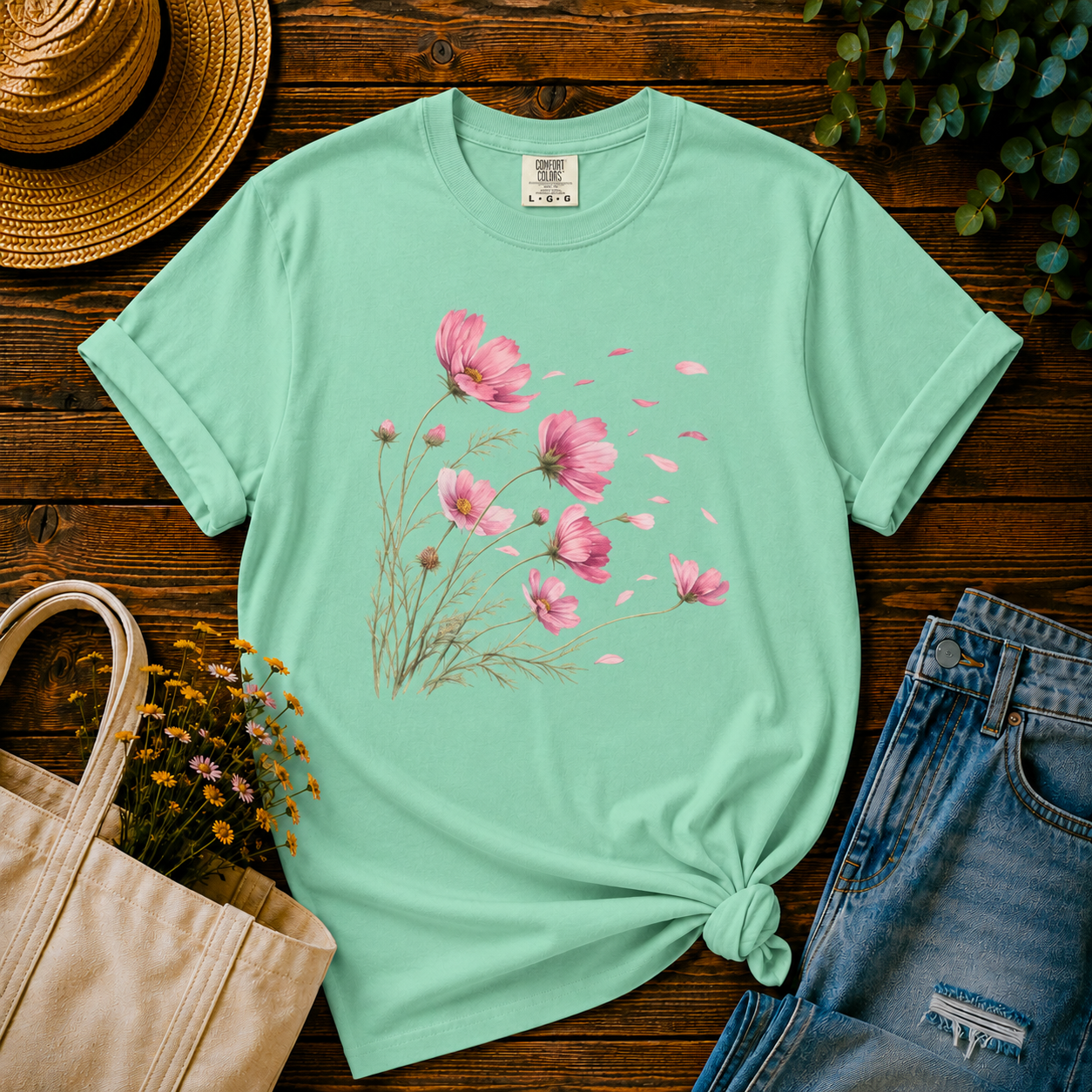 Cosmos in the Wind Tee