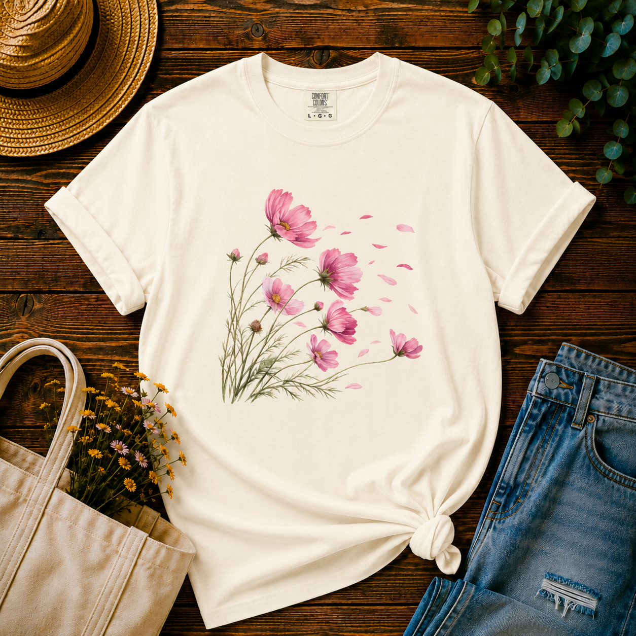 Cosmos in the Wind Tee