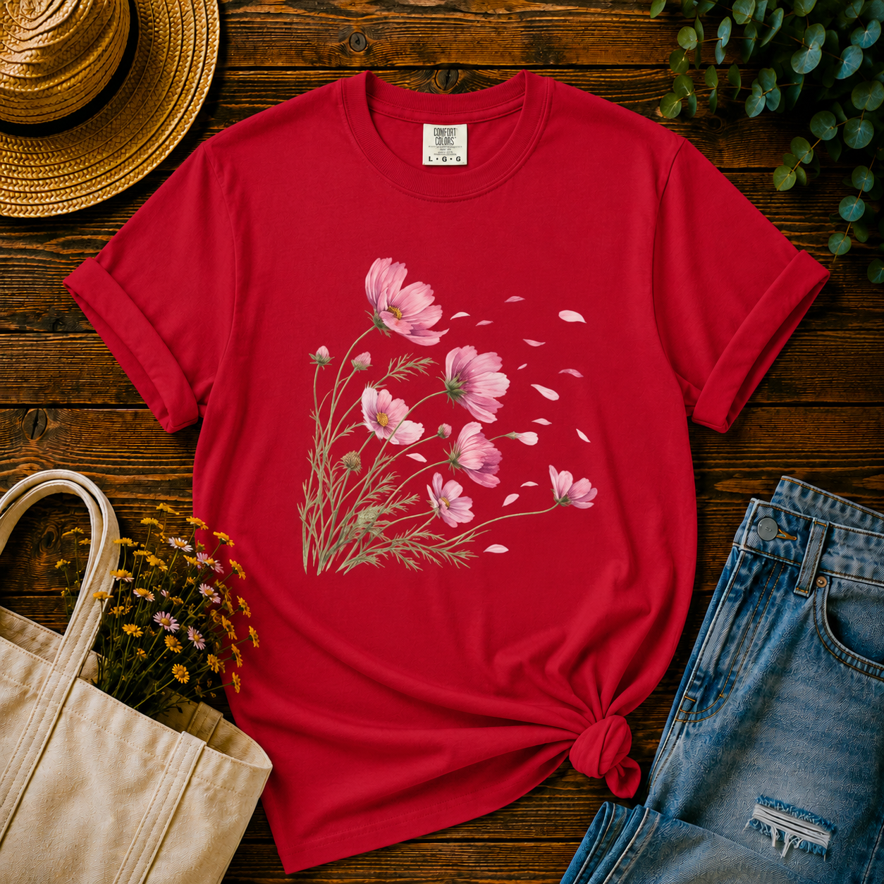 Cosmos in the Wind Tee