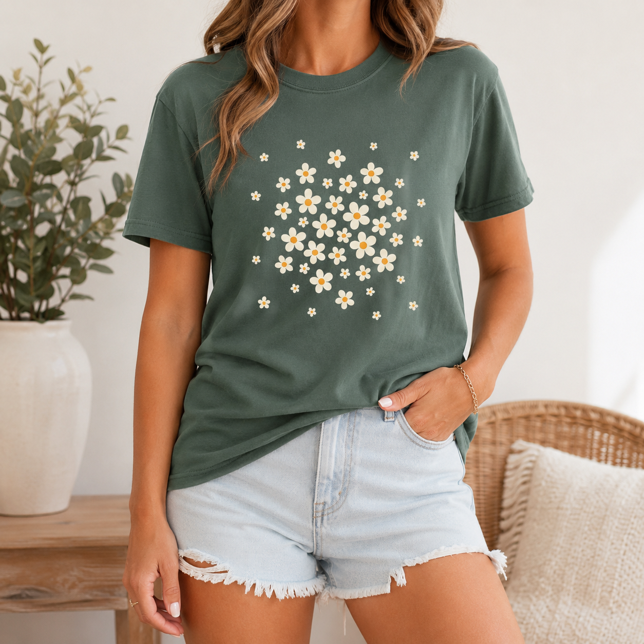Daisy Scatter Tee