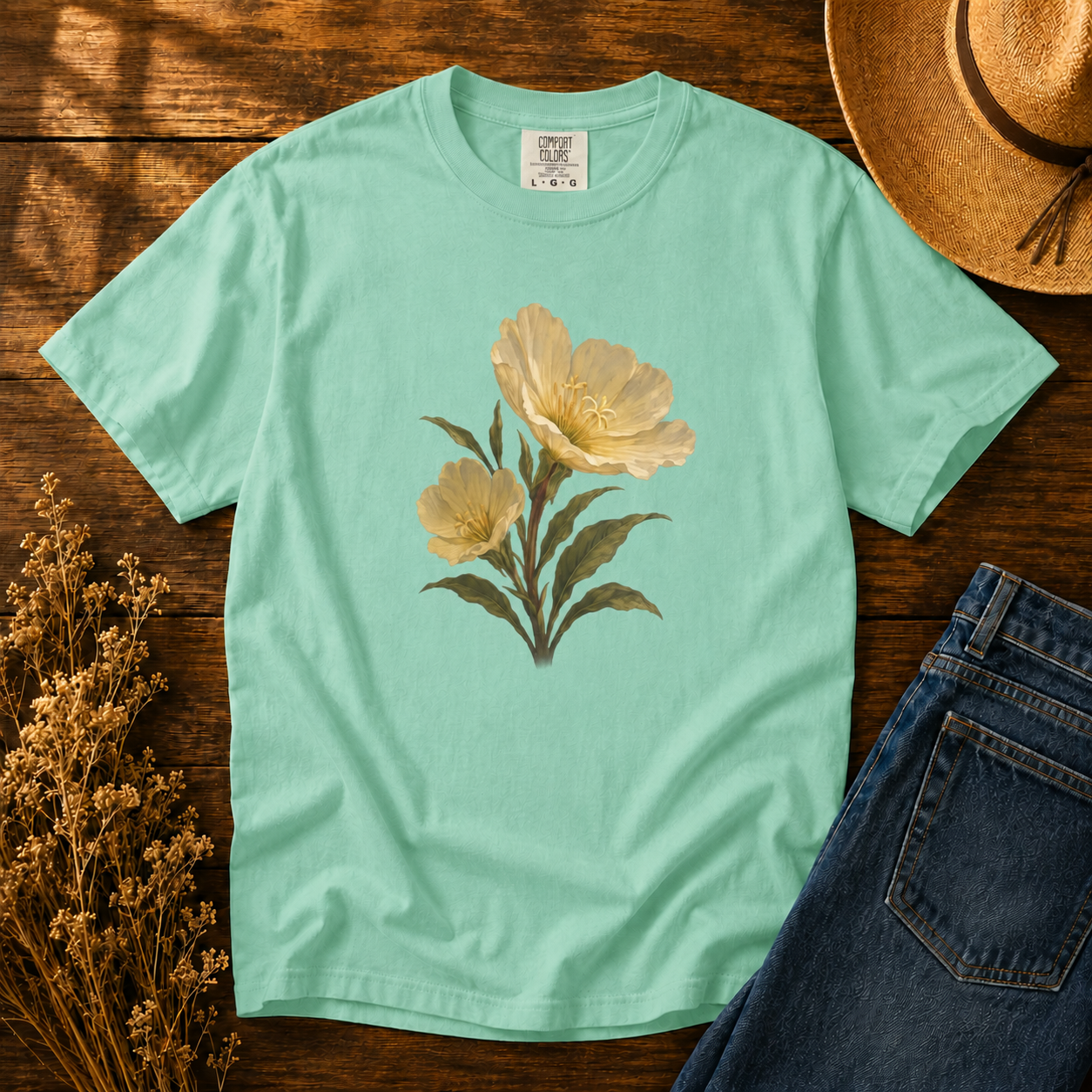 Evening Primrose Bouquet Tee