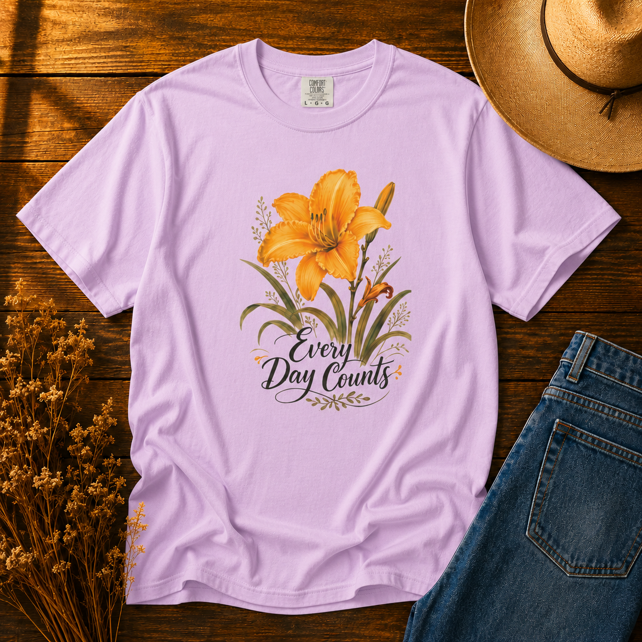 Every Day Counts — The Daylily Tee