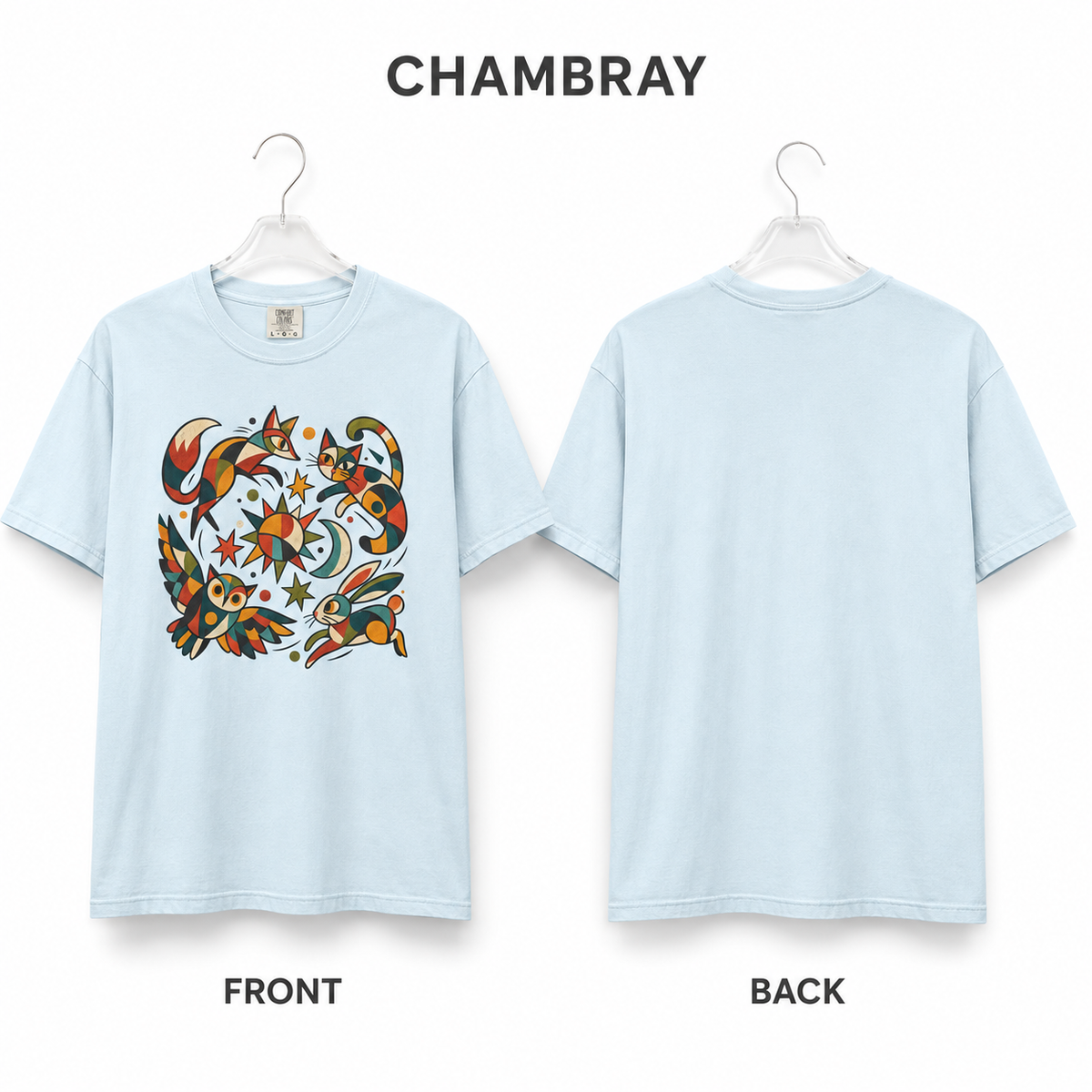 Folk Fauna Celestial Sun & Moon T-Shirt