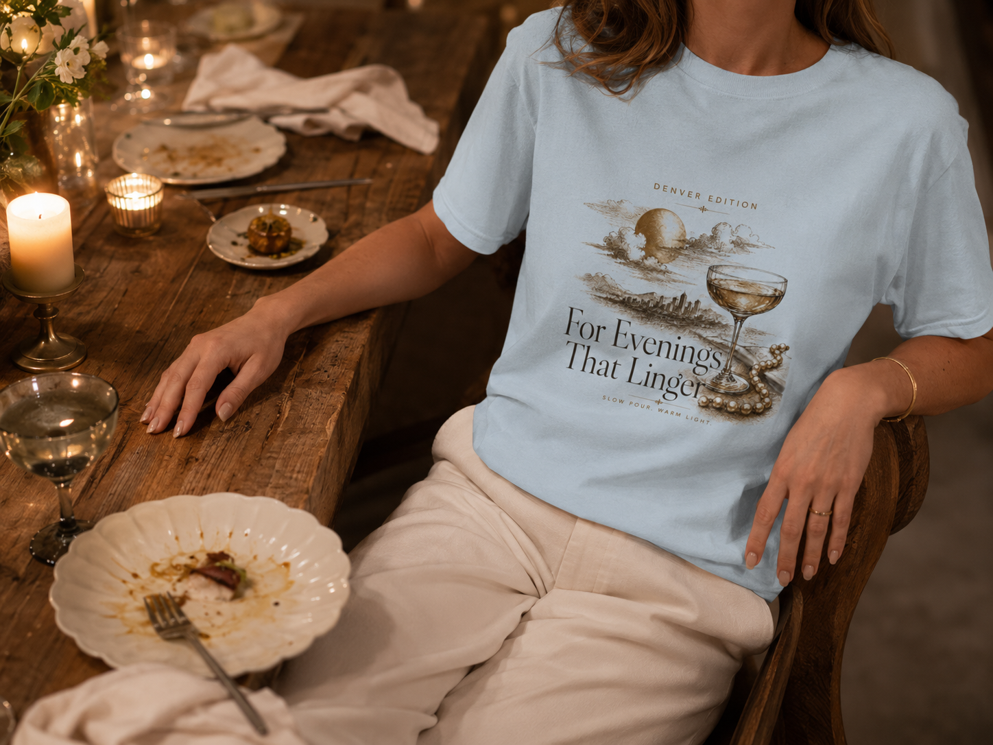 For Evenings That Linger — Denver Edition Tee