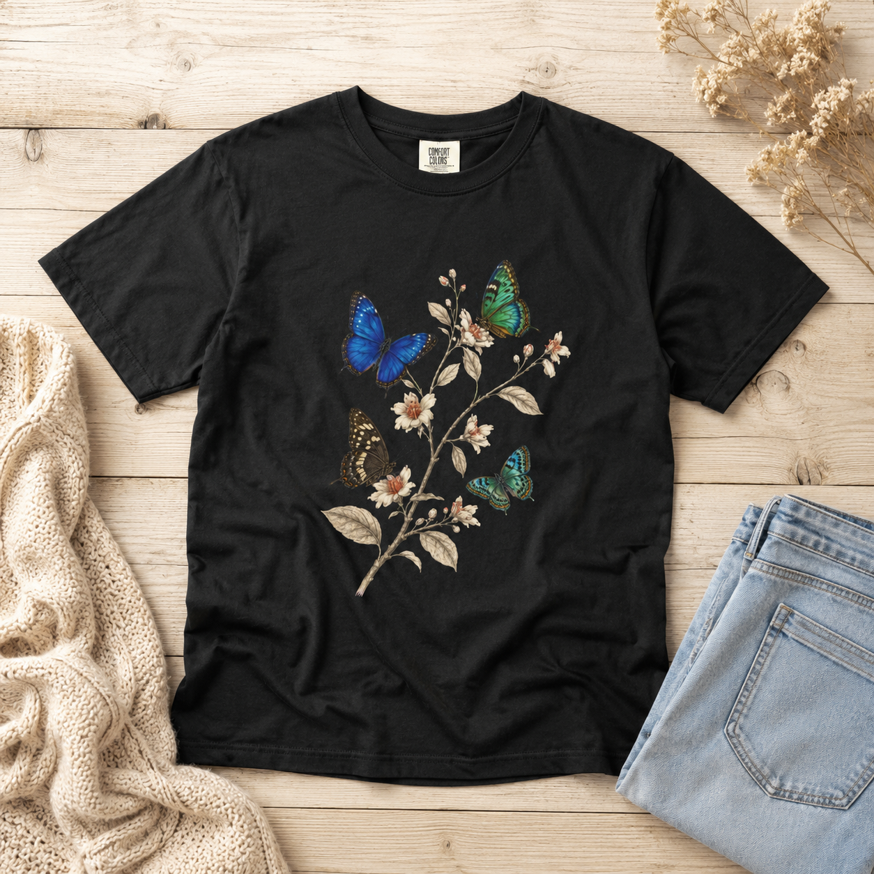 Four Butterflies Tee