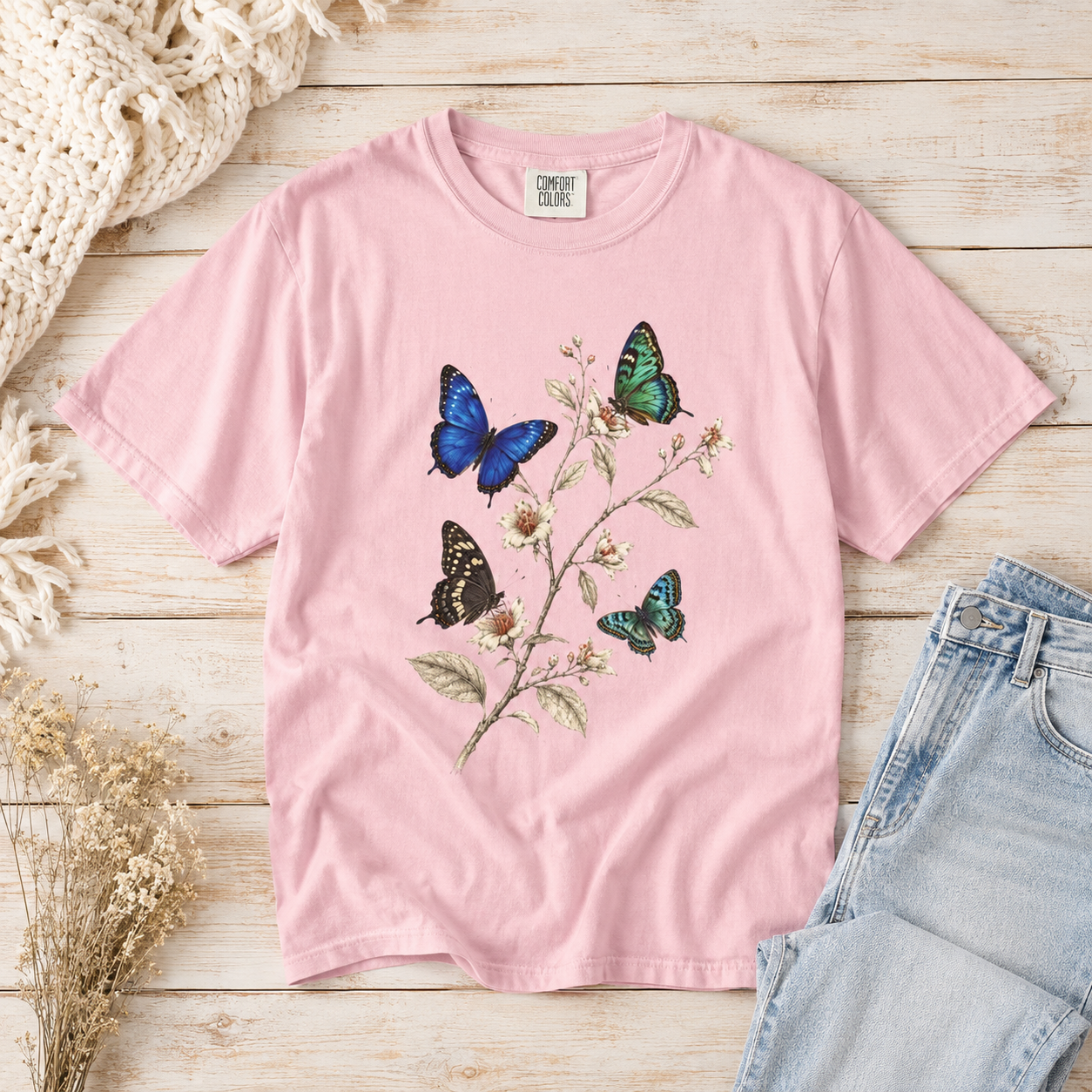 Four Butterflies Tee