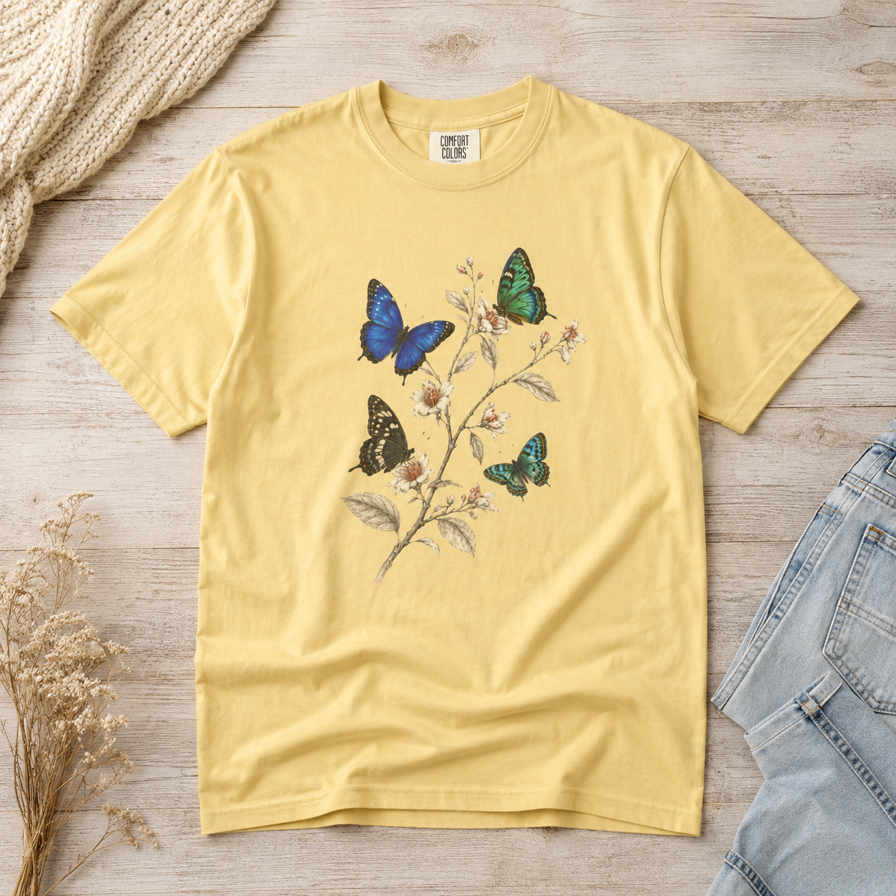 Four Butterflies Tee
