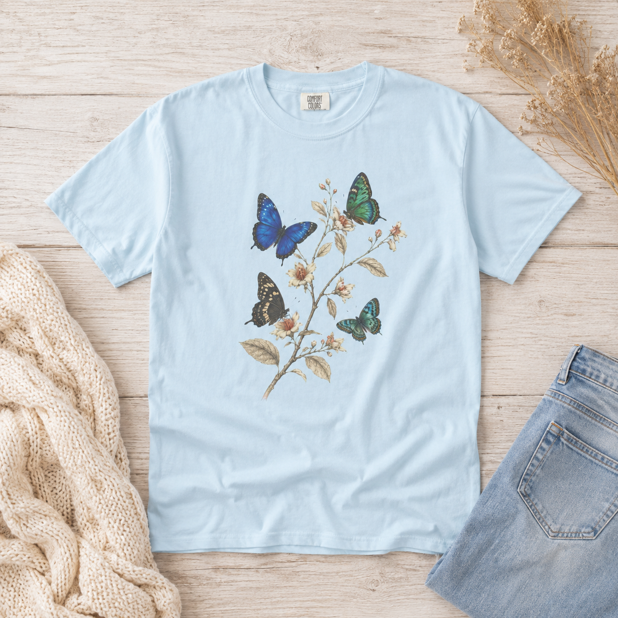 Four Butterflies Tee