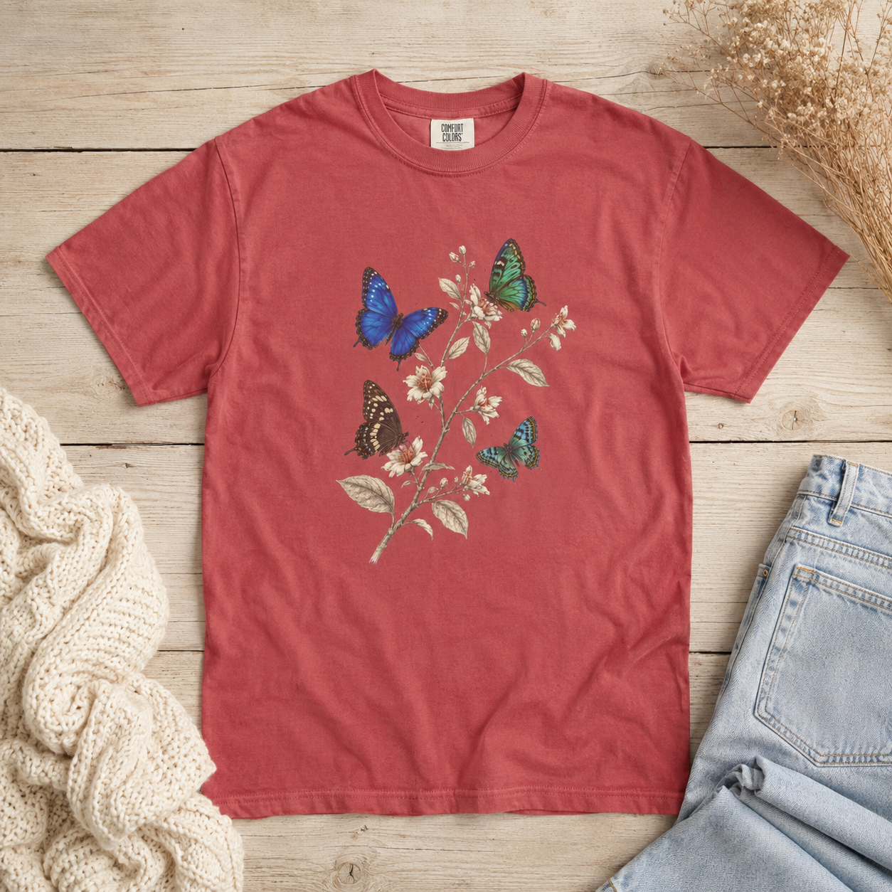 Four Butterflies Tee