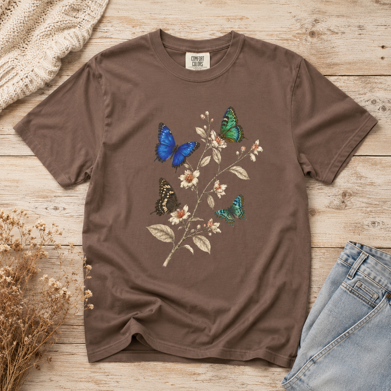 Four Butterflies Tee