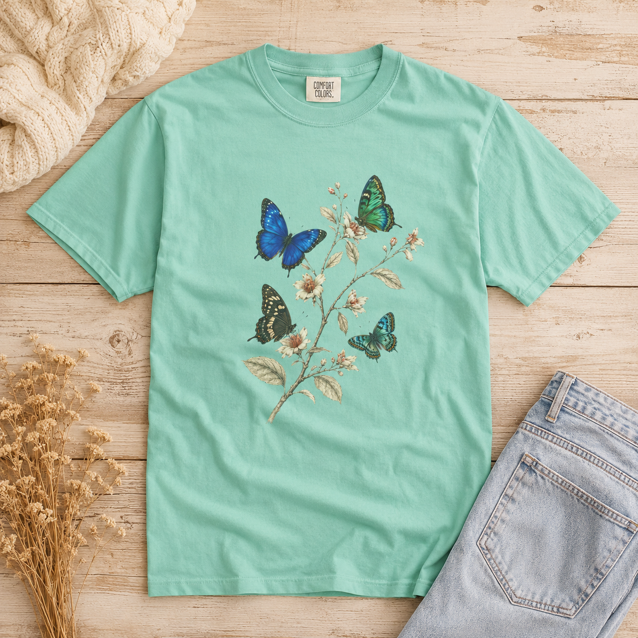 Four Butterflies Tee