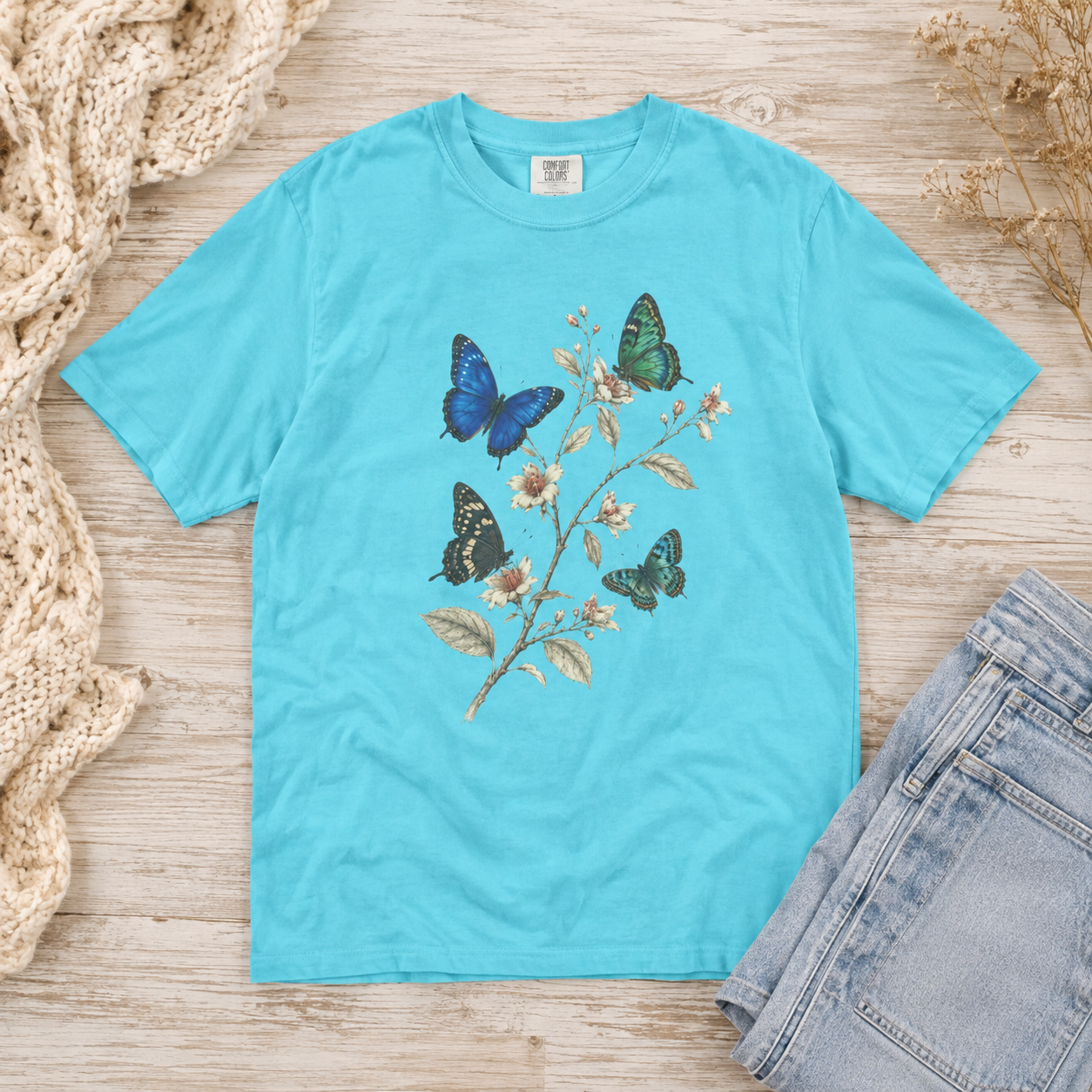 Four Butterflies Tee
