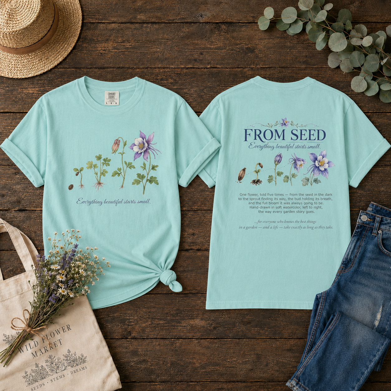 From Seed — Columbine Tee