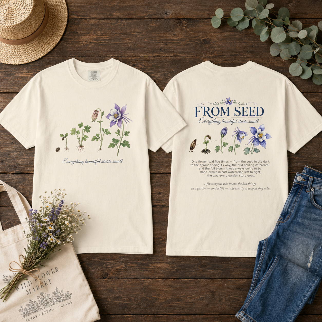 From Seed — Columbine Tee