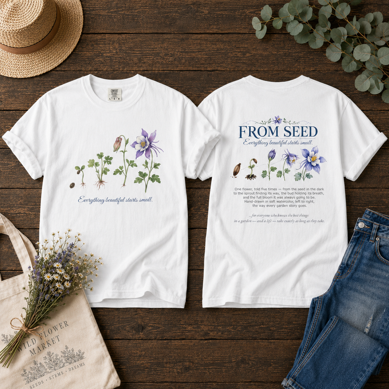 From Seed — Columbine Tee