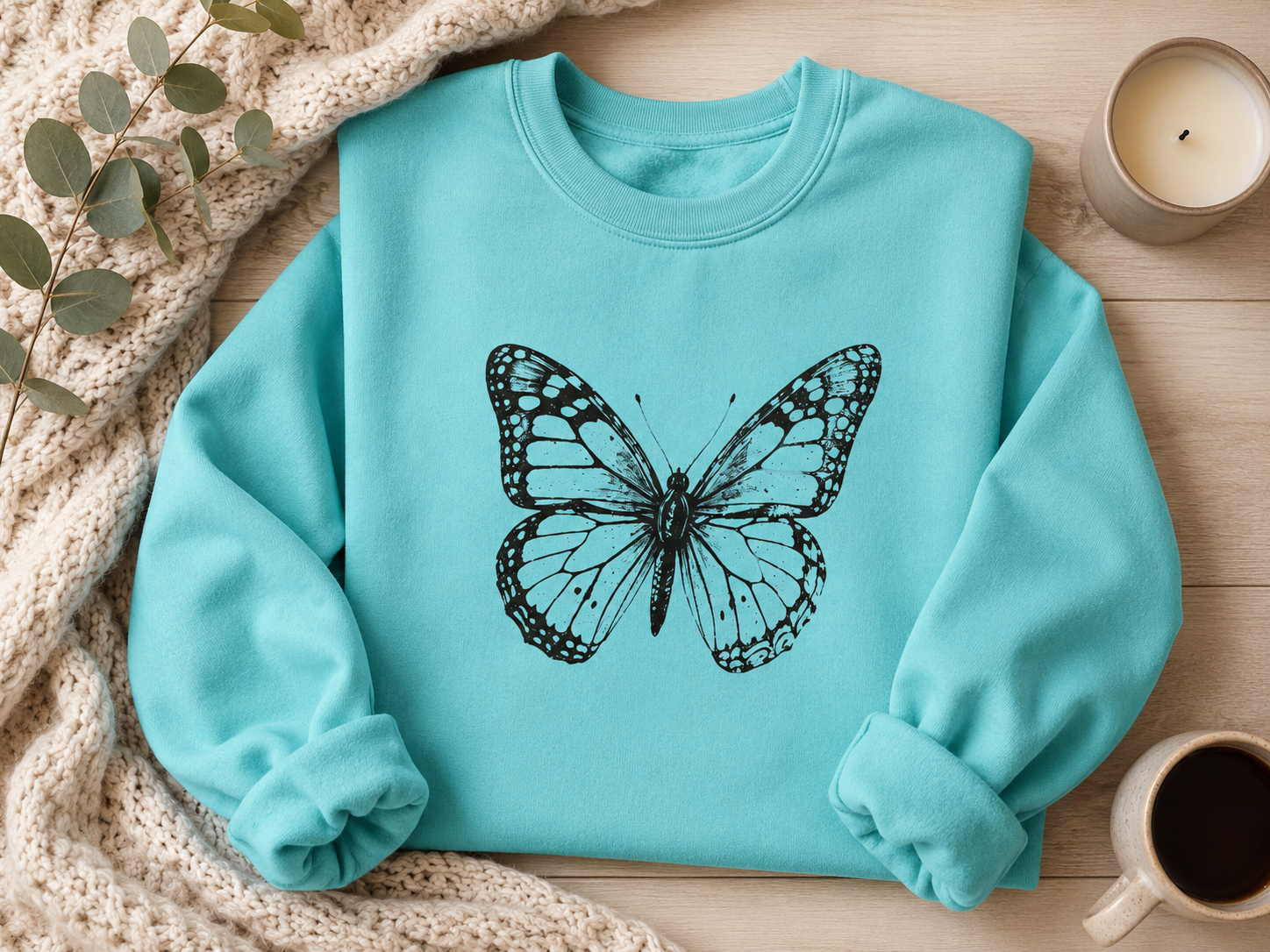 Vintage Monarch — Butterfly Sweatshirt