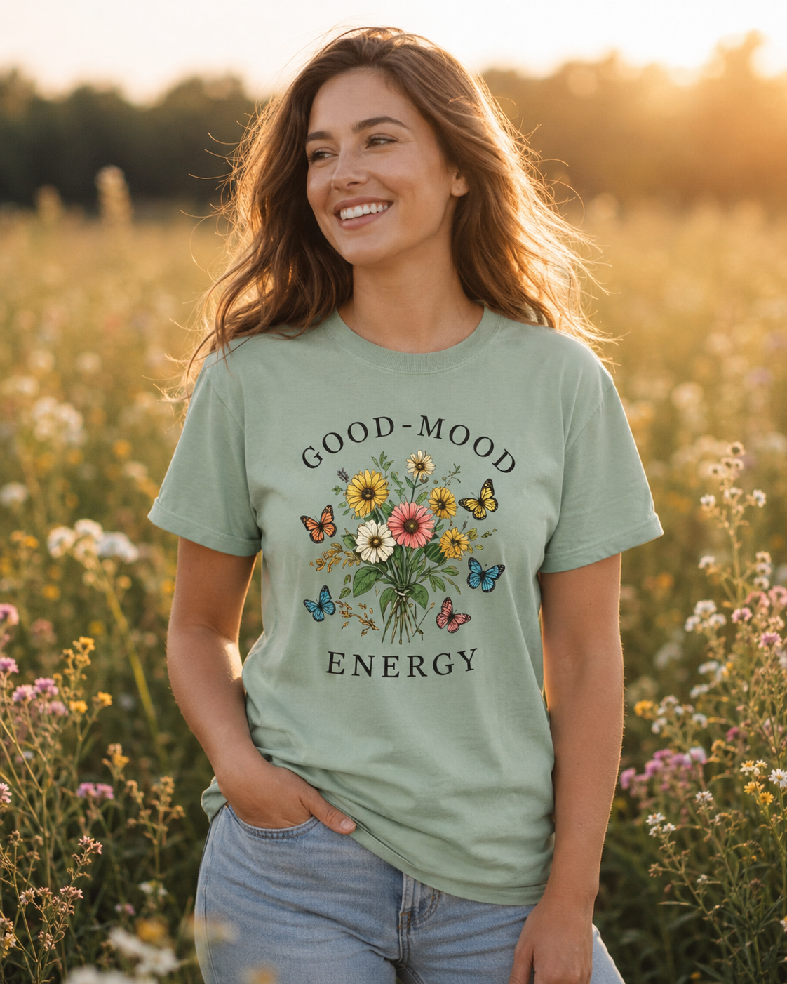 Good-Mood Energy Bouquet Tee