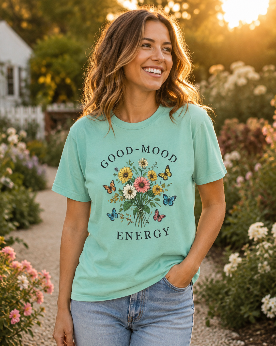 Good-Mood Energy Bouquet Tee